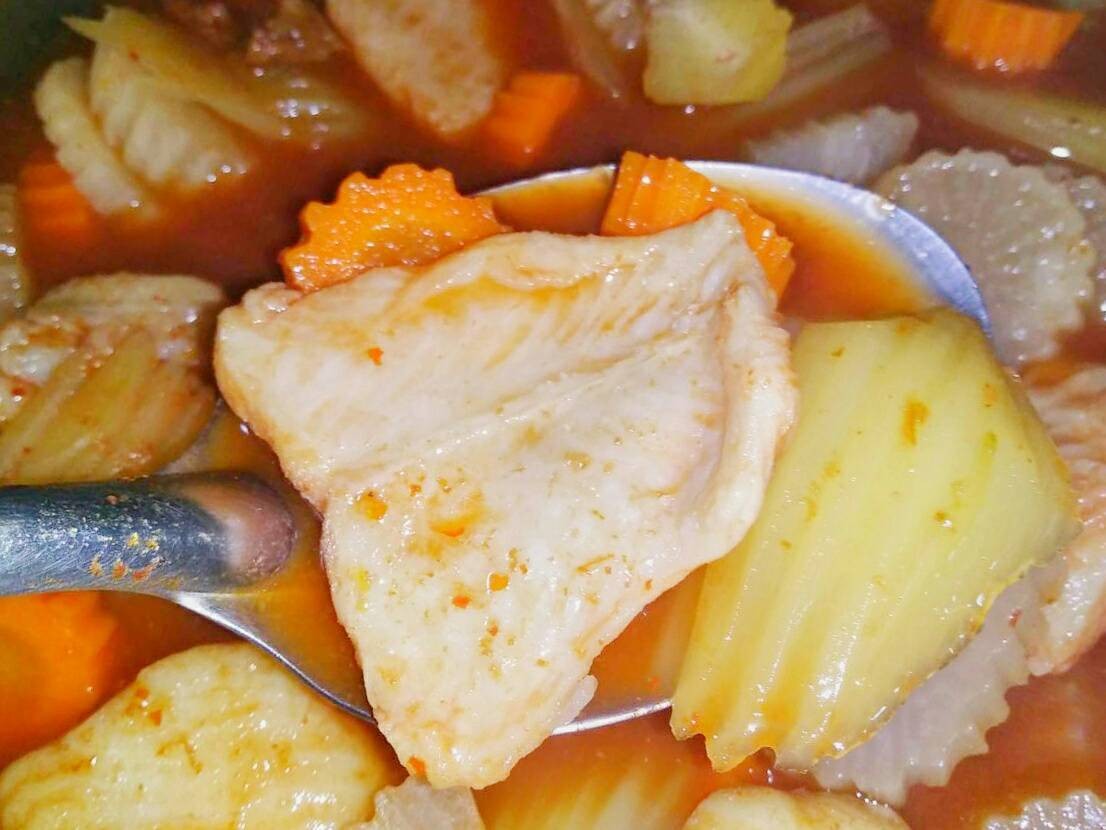 มื้อเย็นคลีนๆ (แกงส้มผักรวมปลาดอลลี่)