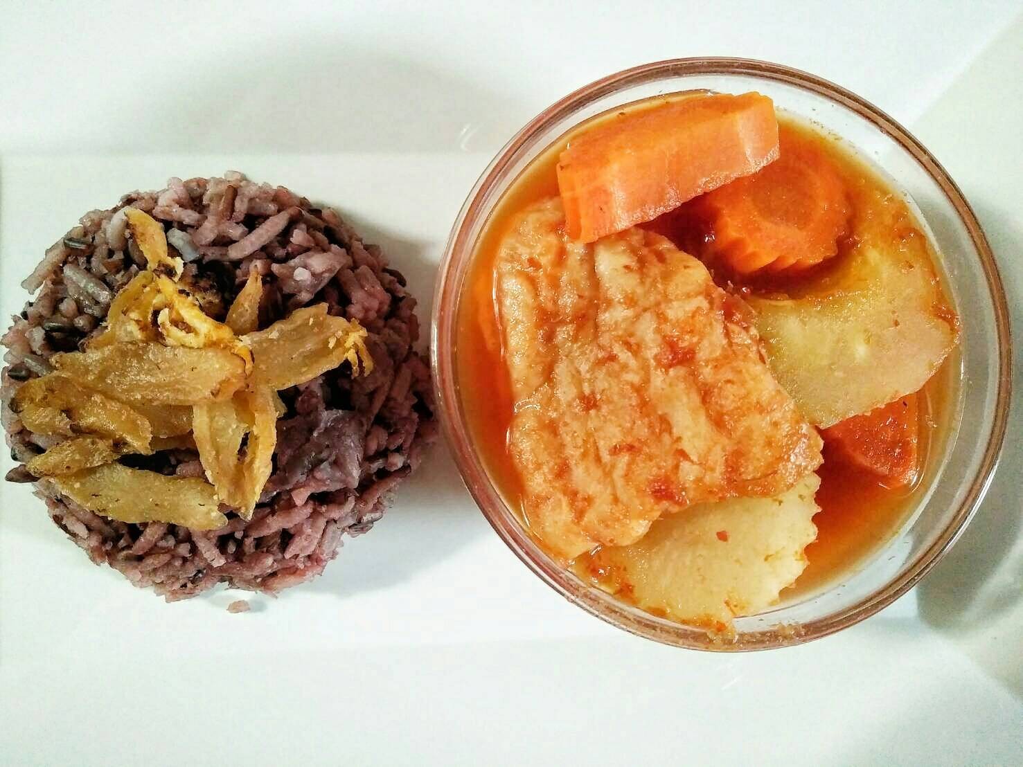 มื้อเย็นคลีนๆ (แกงส้มผักรวมปลาดอลลี่)