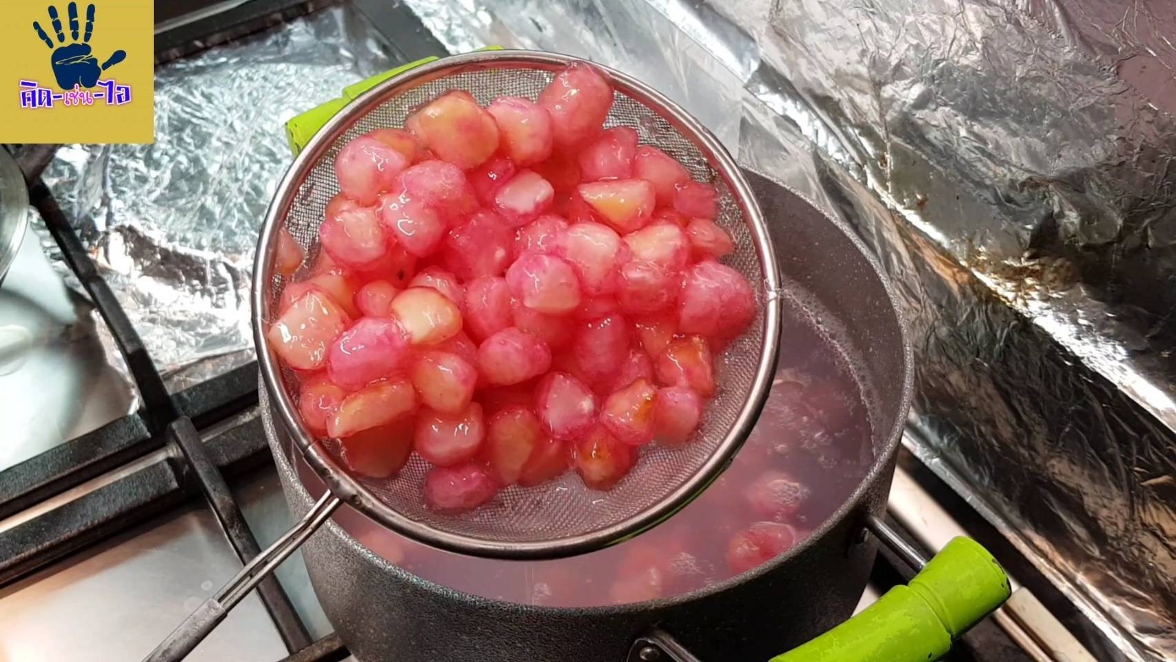 ทับทิมกรอบ/ขนมไทย ทำง่าย อร่อยสุดๆ