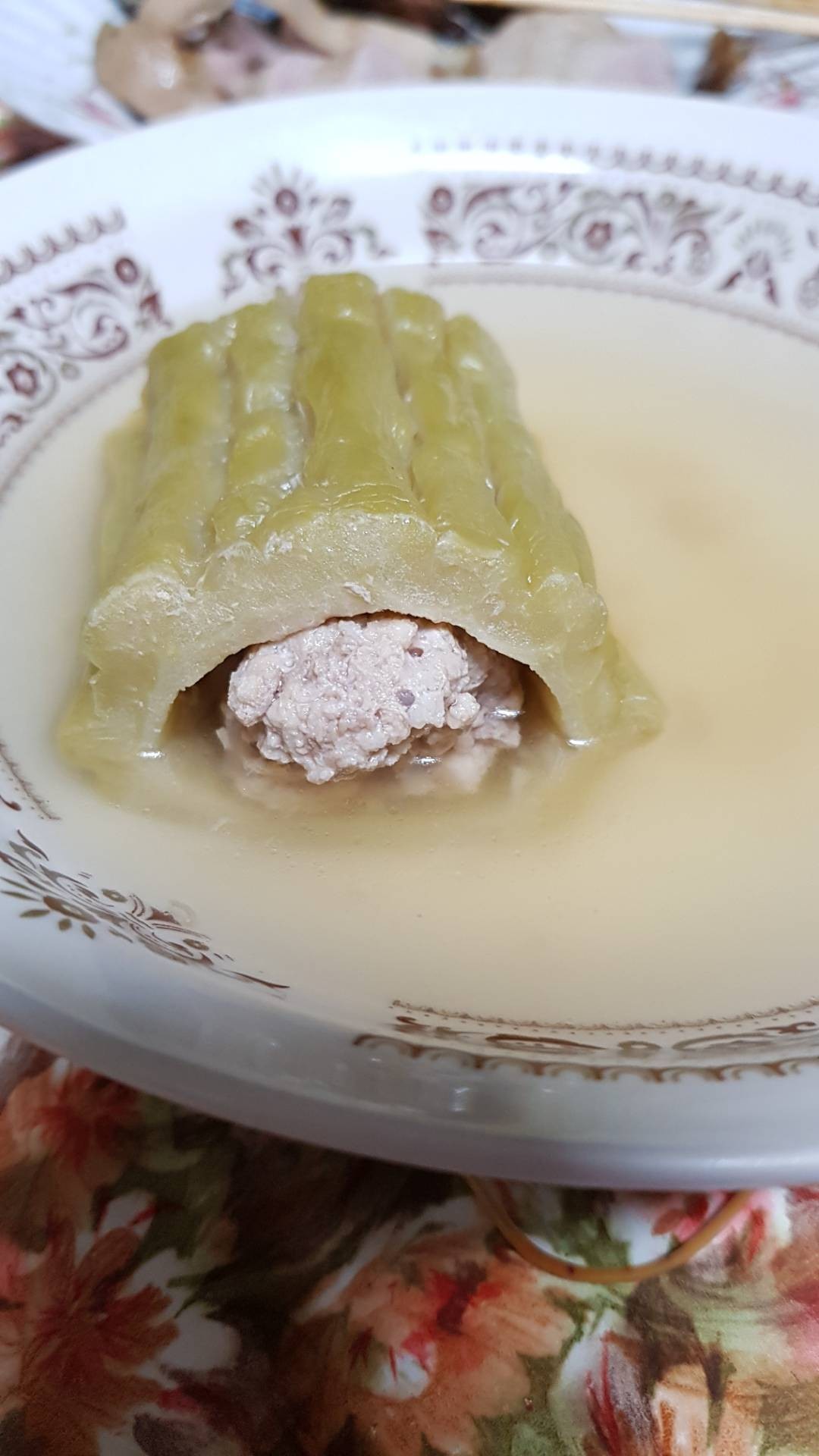 ต้มจืดมะระยัดไส้