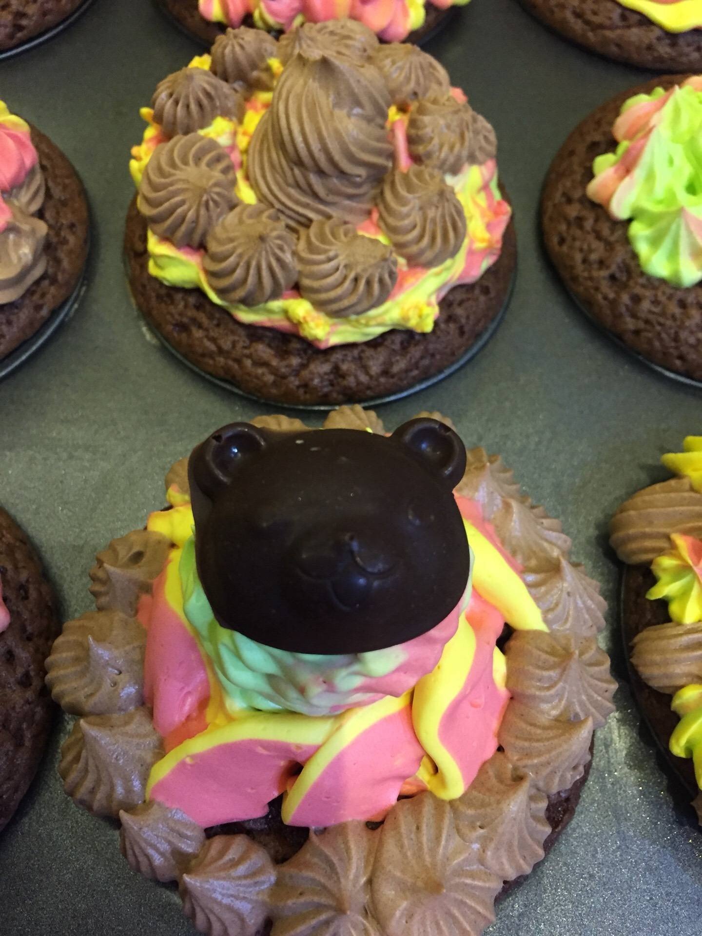 คัพเค้กบราวนี่ Cupcake 