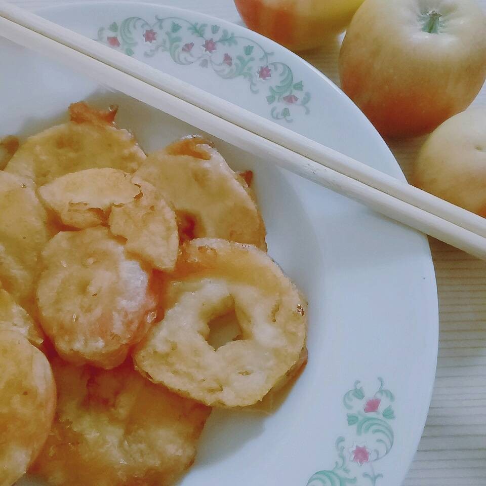 แอปเปิ้ลแคระทอด 🍎🍏
