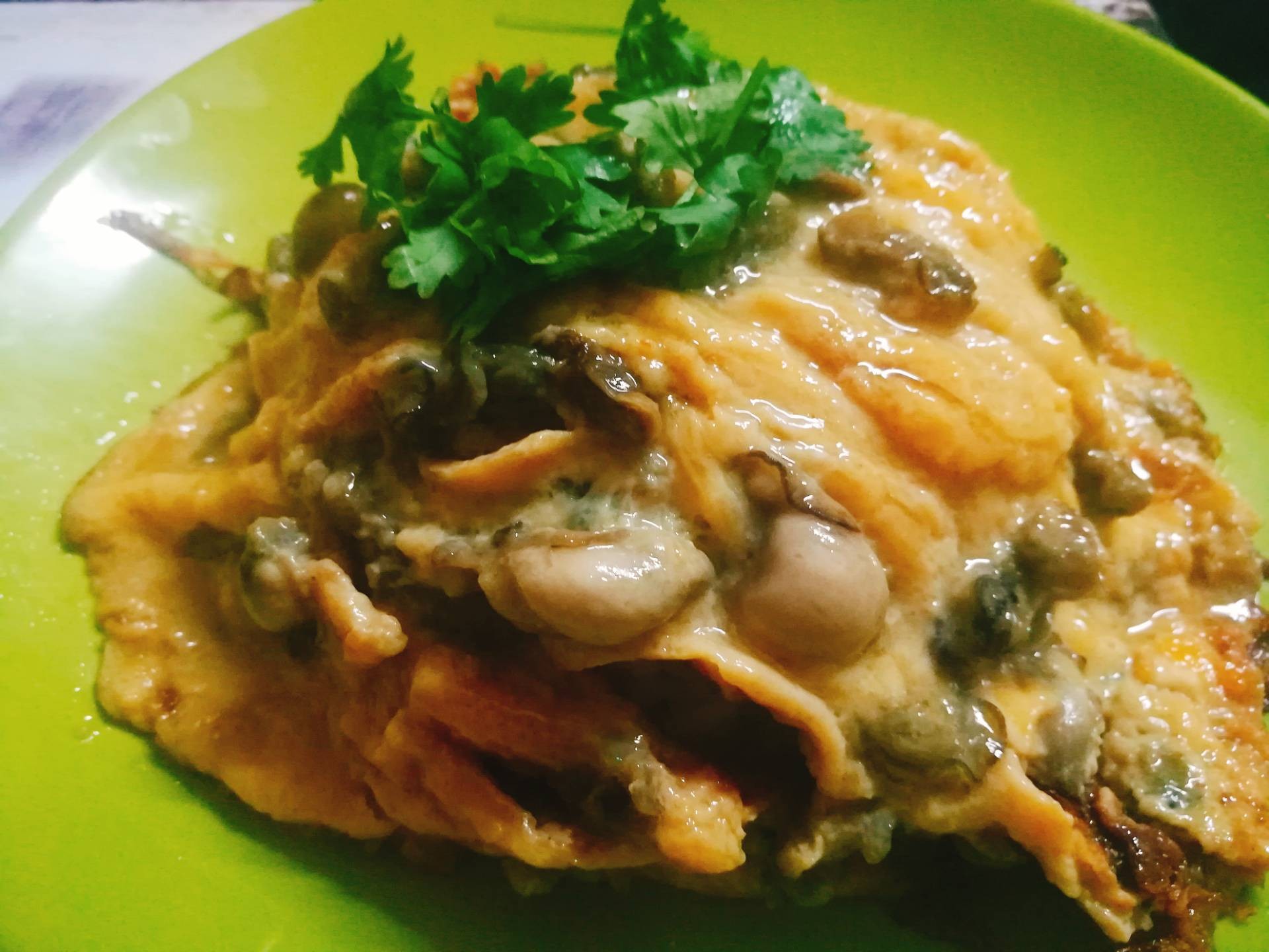 ข้าวไข่ข้นหอยนางรม