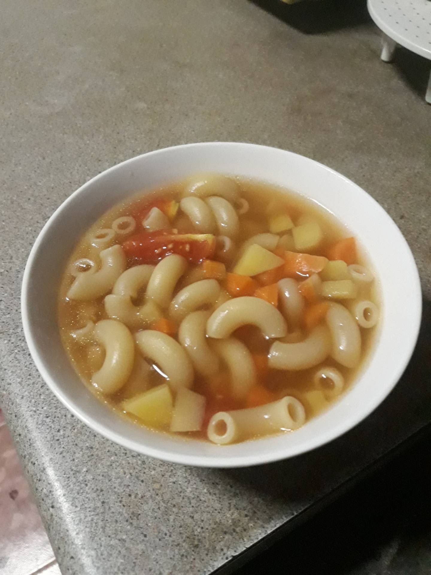 ต้มมักกะโรนีผักรวม🍜 [เมนูอาหารเจ]
