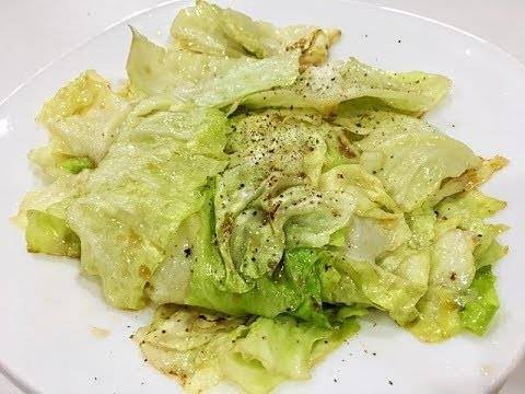 กะหล่ำปลีผัดซีอิ้วขาวเจ