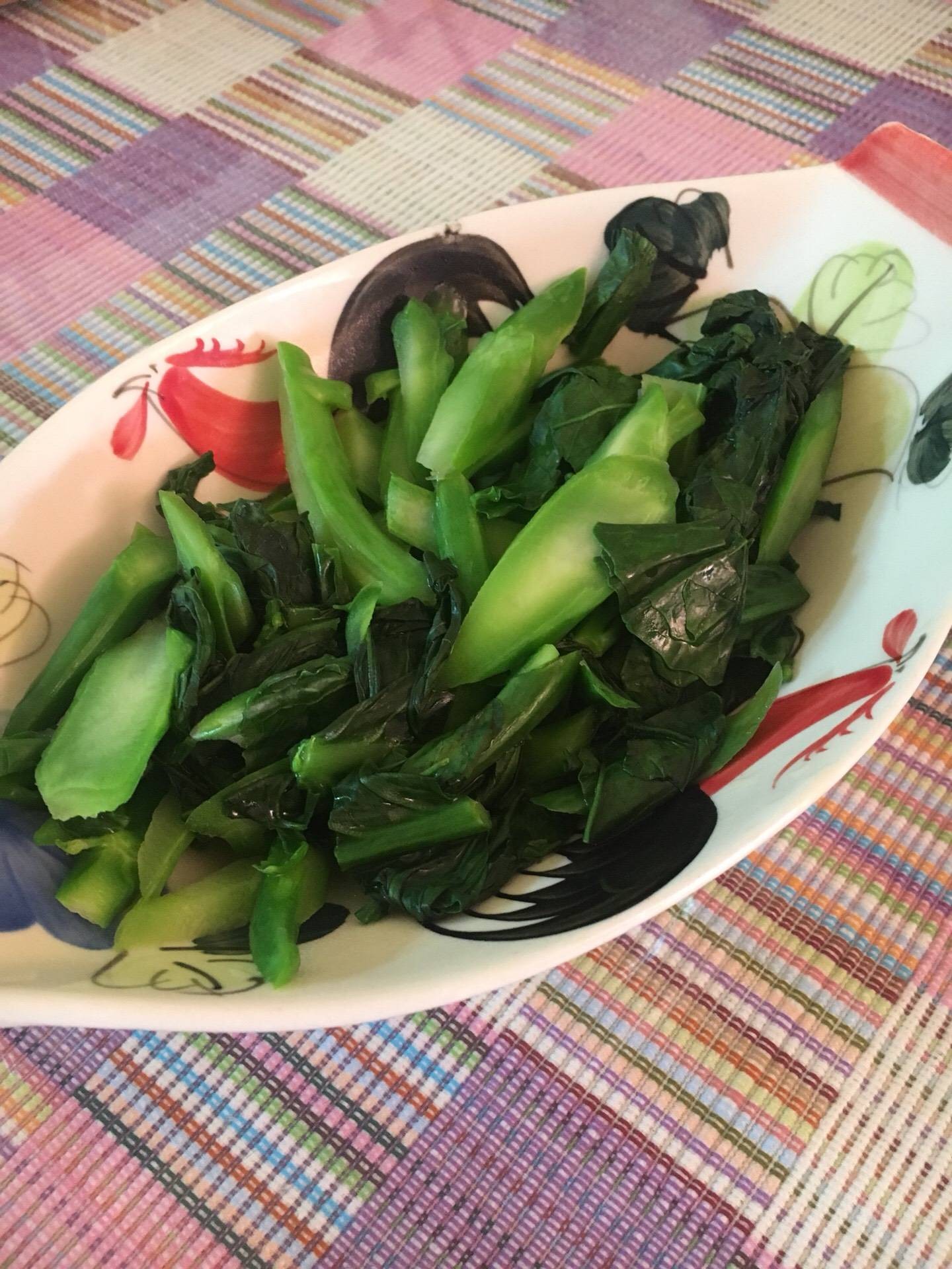 คะน้าฮ่องกงซอสเห็ดหอม