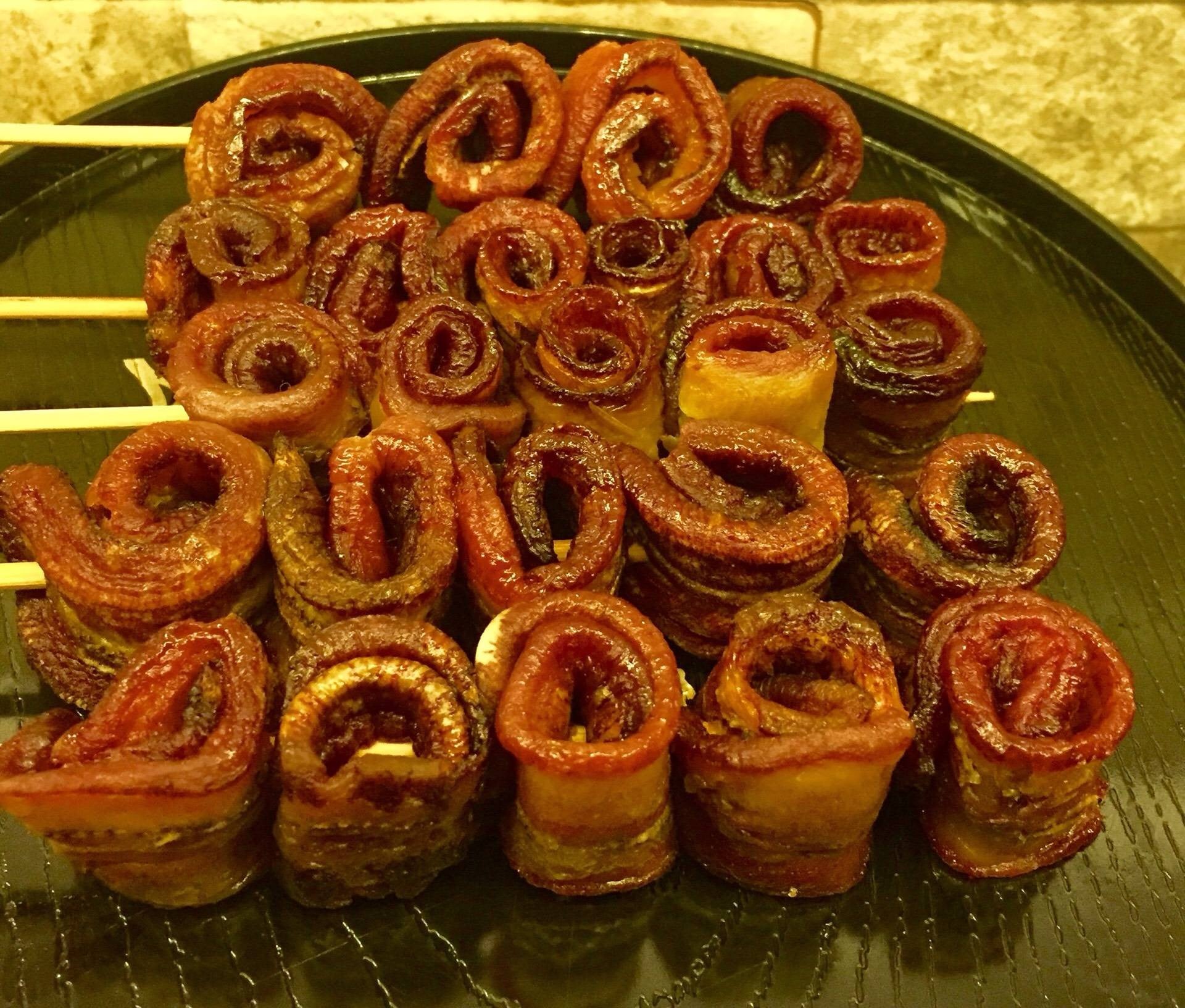 กล้วยตากม้วนเสียบไม้ (ไม่เลอะมือ)