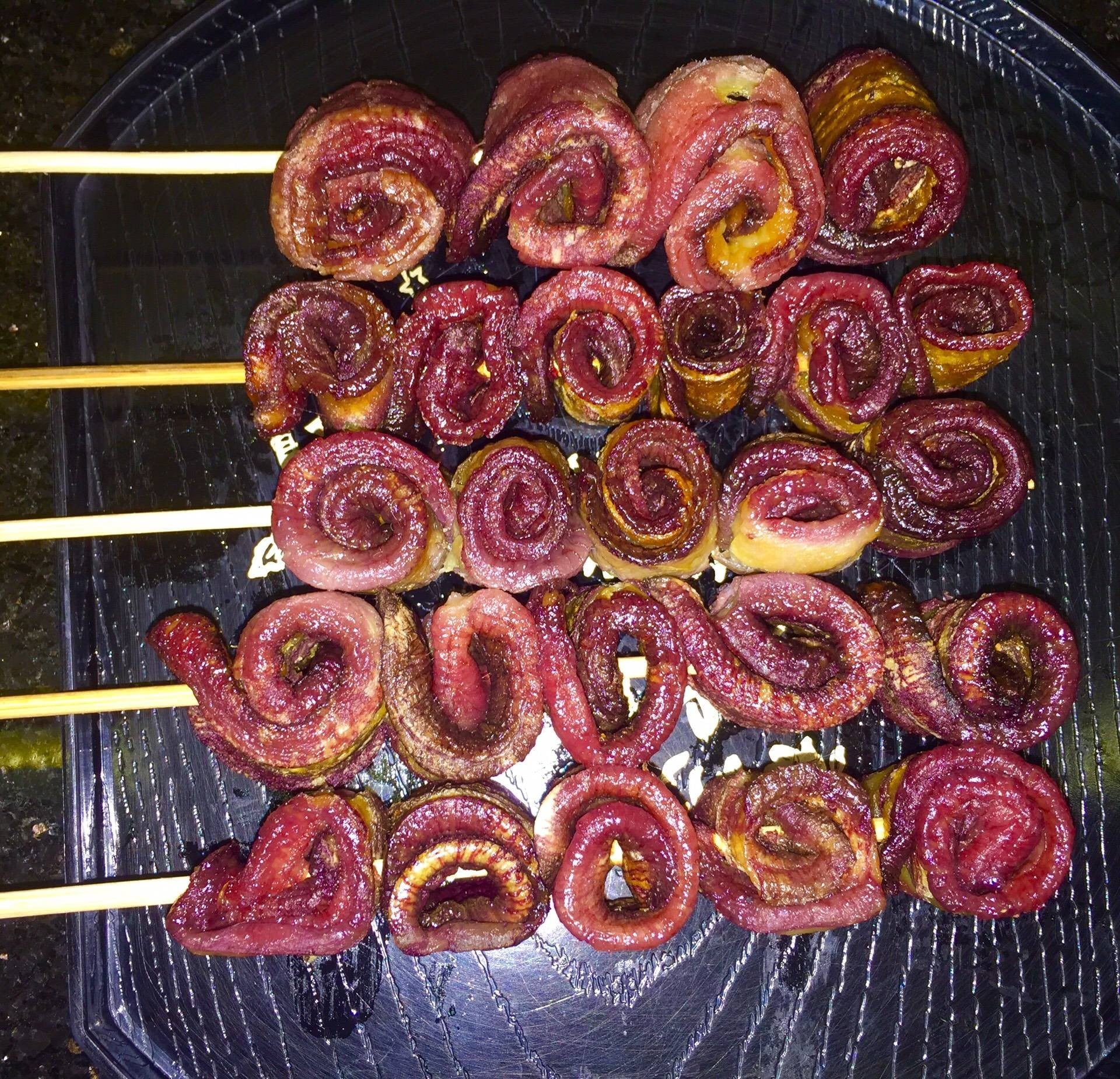 กล้วยตากม้วนเสียบไม้ (ไม่เลอะมือ)