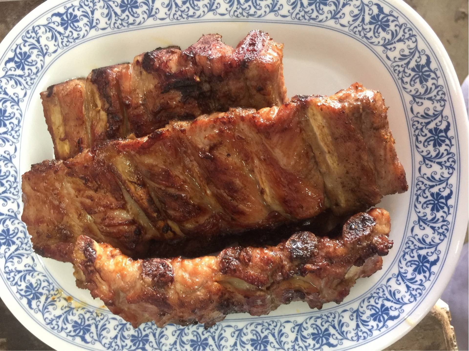 ซี่โครงหมูย่างพริกน้ำเงี้ยว 😁