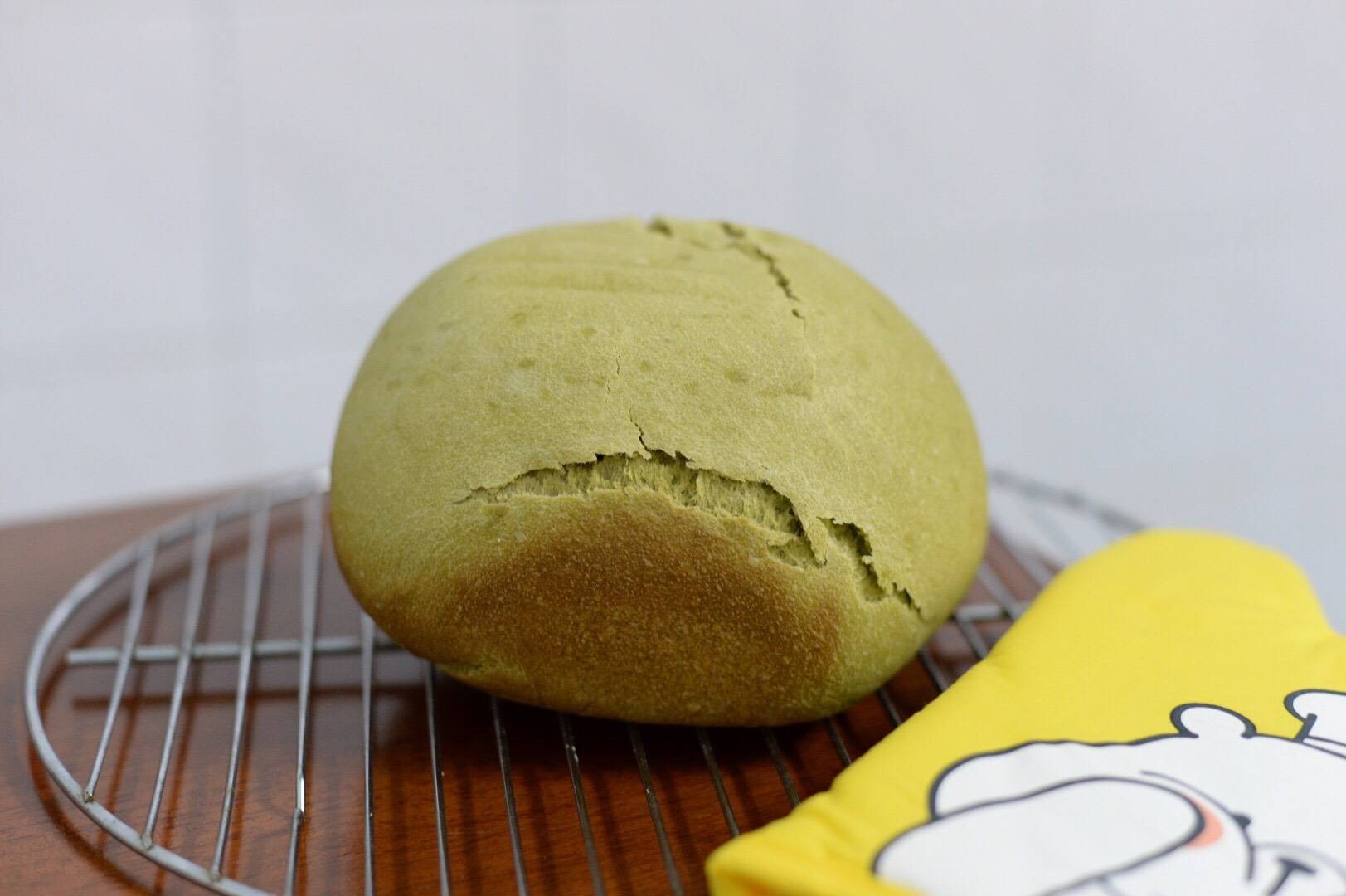 ขนมปังชาเขียว Matcha Bread จาก Breadmachine