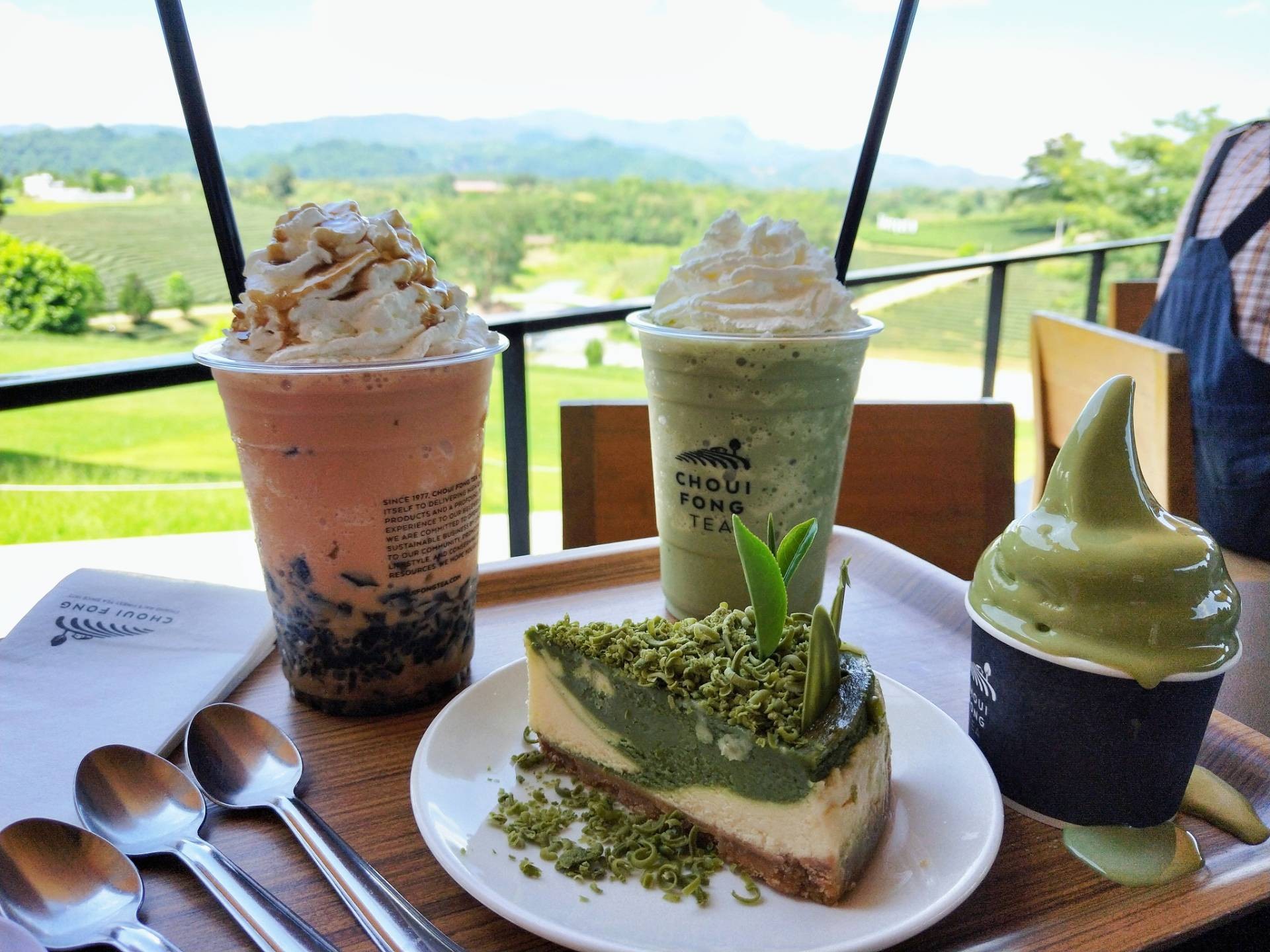 เมนูของร้าน ไร่ชาฉุยฟง แม่จัน เชียงราย