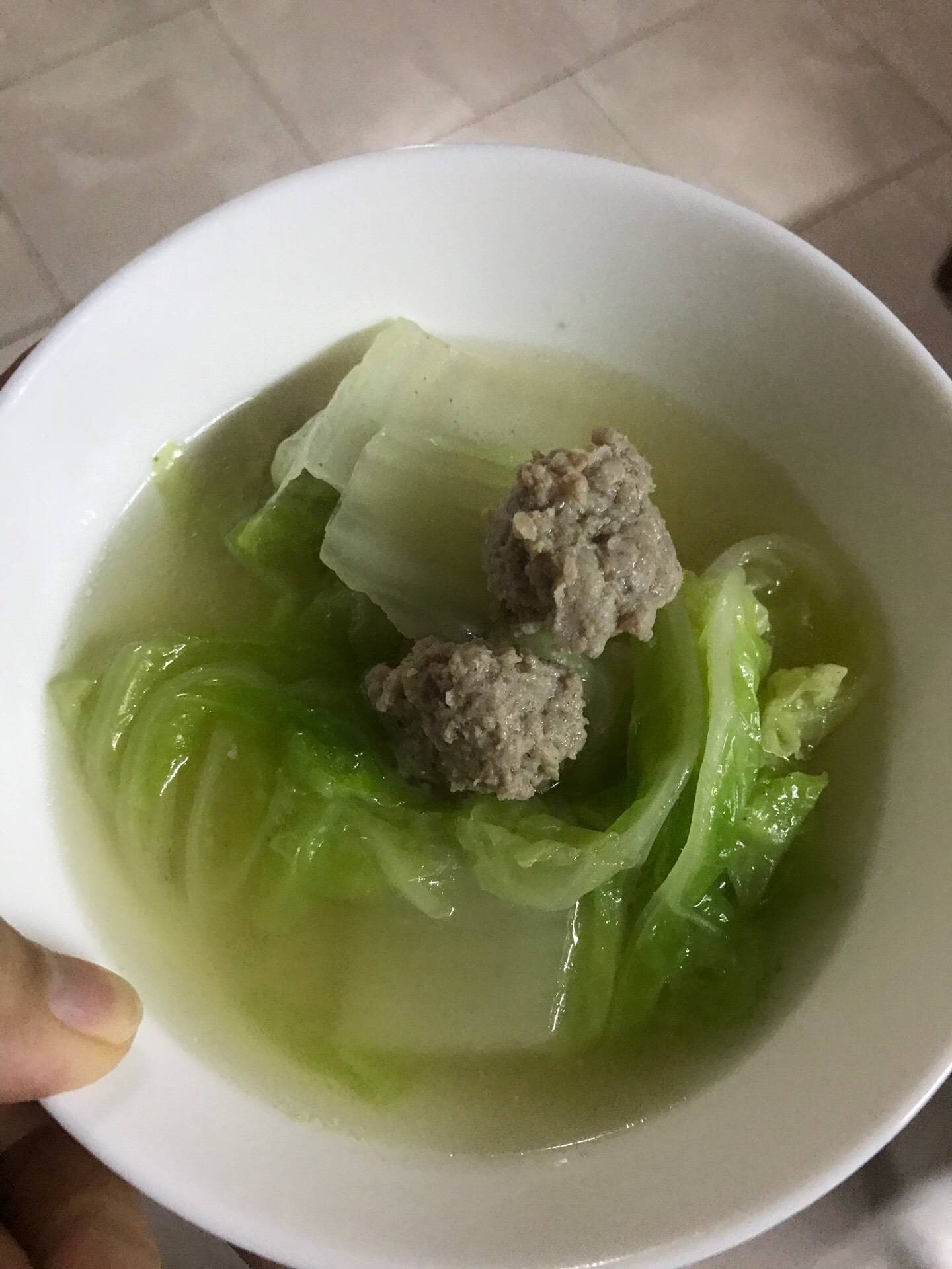 ต้มจืดผักกาดขาว