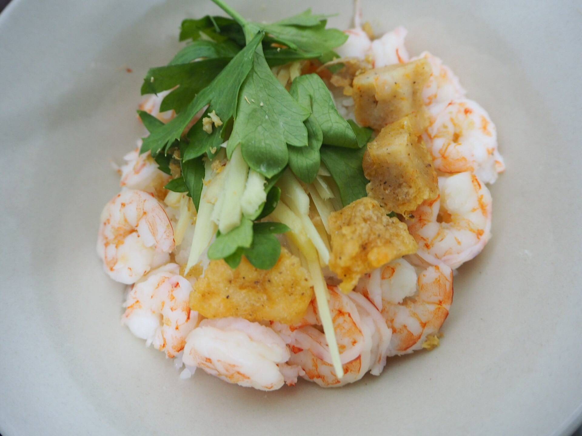 ข้าวต้มกุ้งที่หาข้าวไม่เจอ