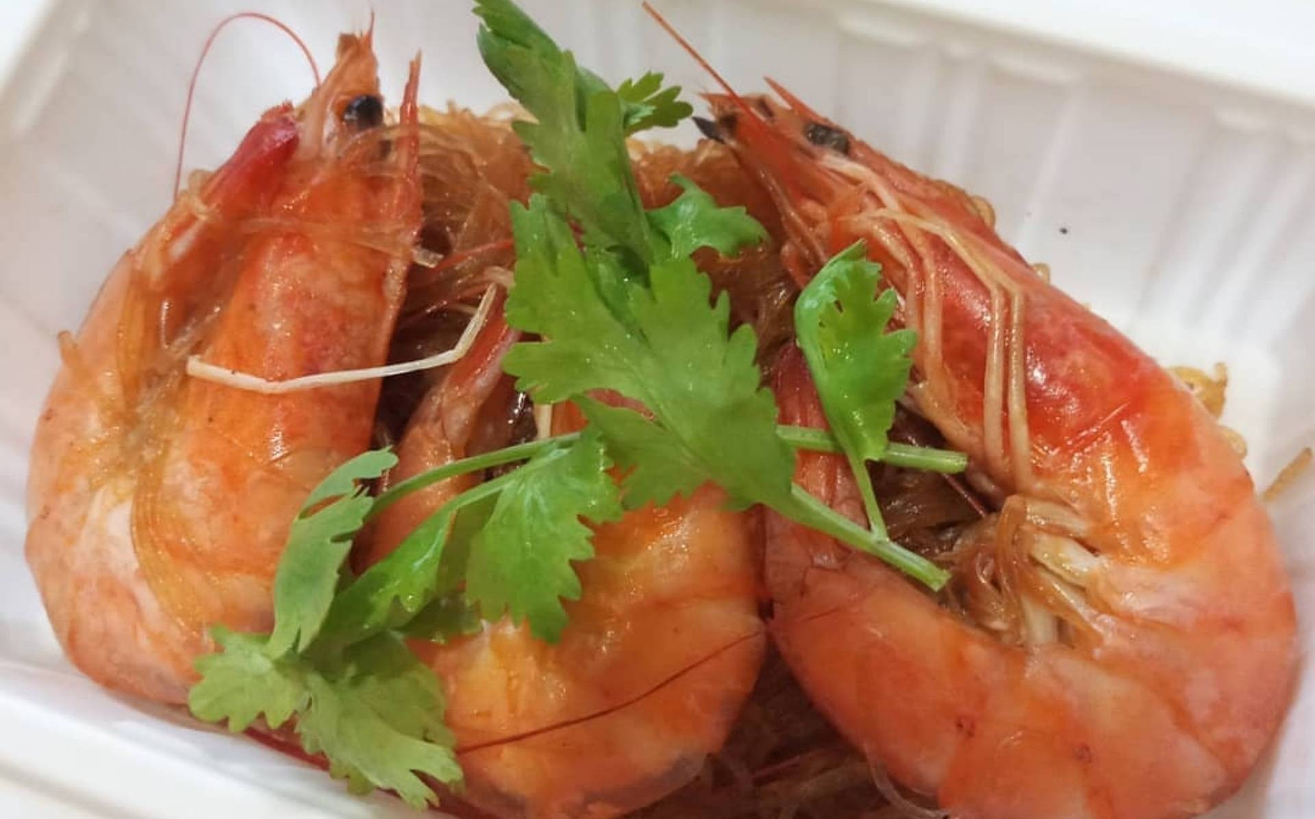 กุ้งอบวุ้นเส้นเด็กทานได้