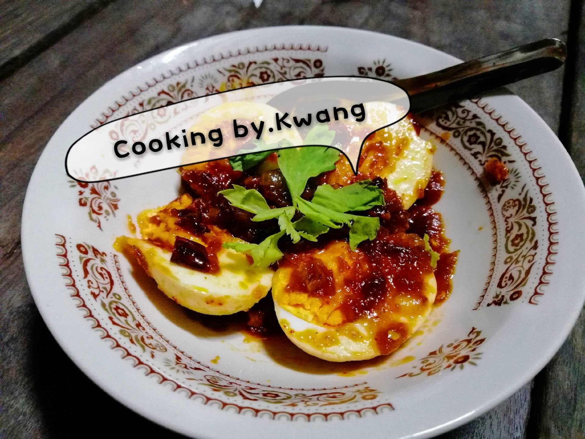 ผัดไข่ซอสพริกเผา🌶️