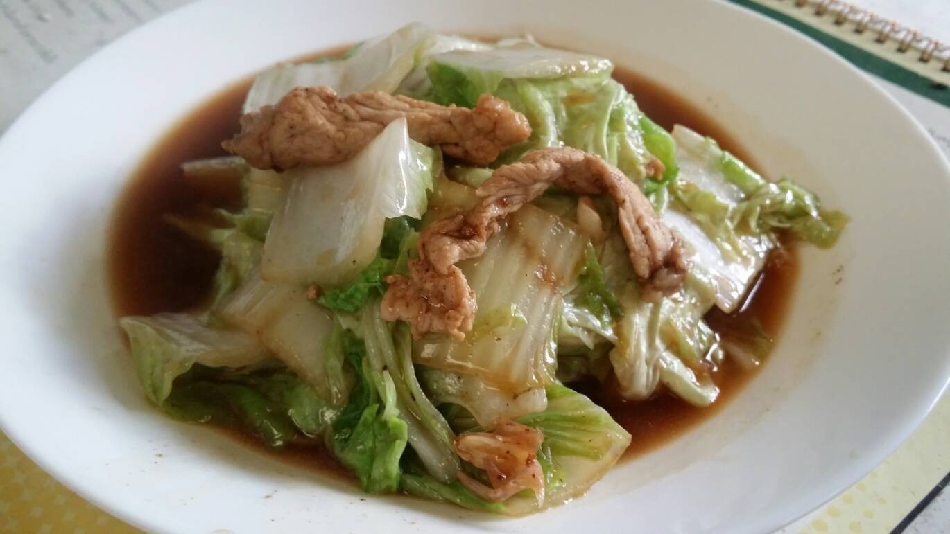 ผัดผักกาดขาว