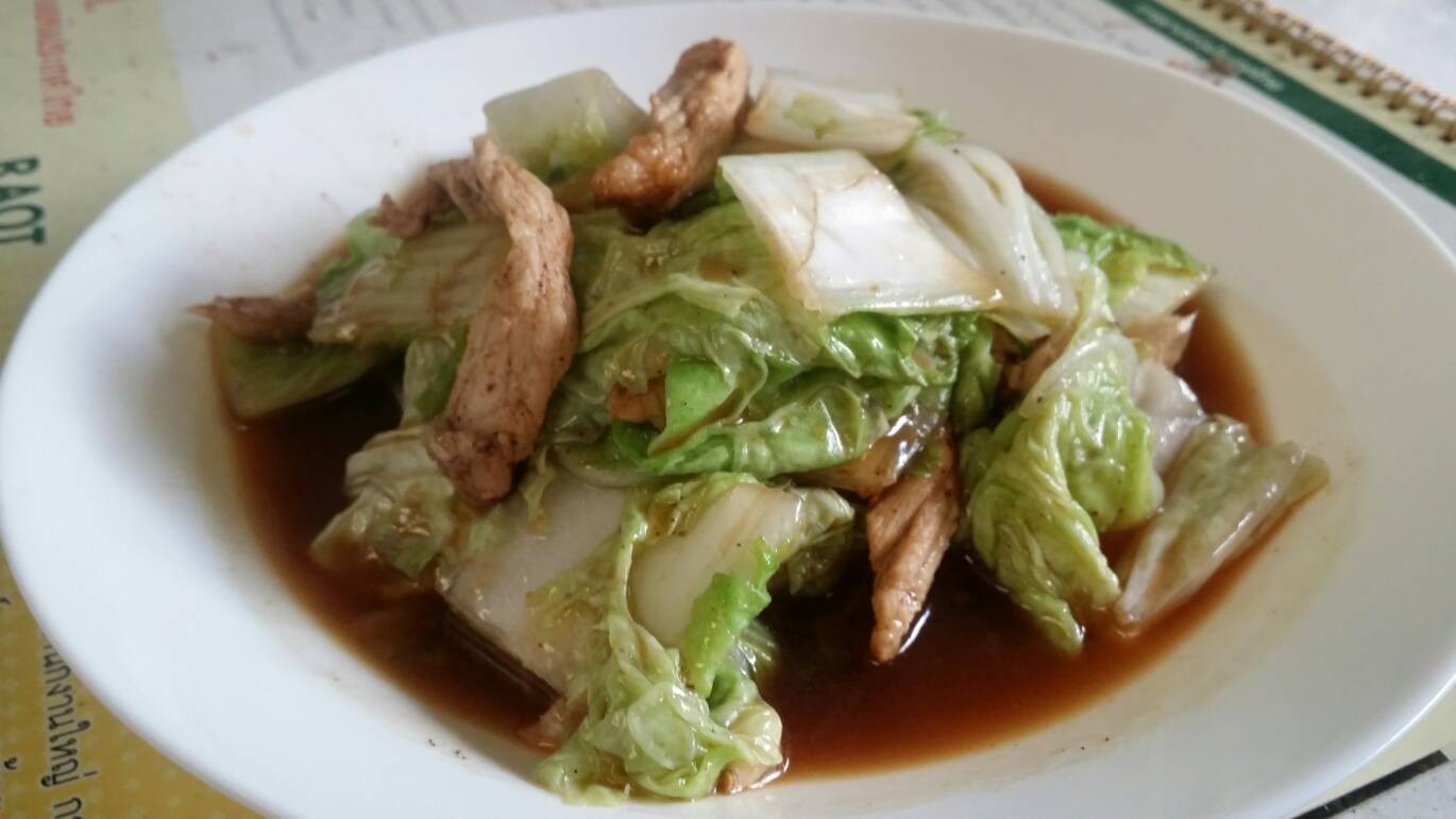 ผัดผักกาดขาว