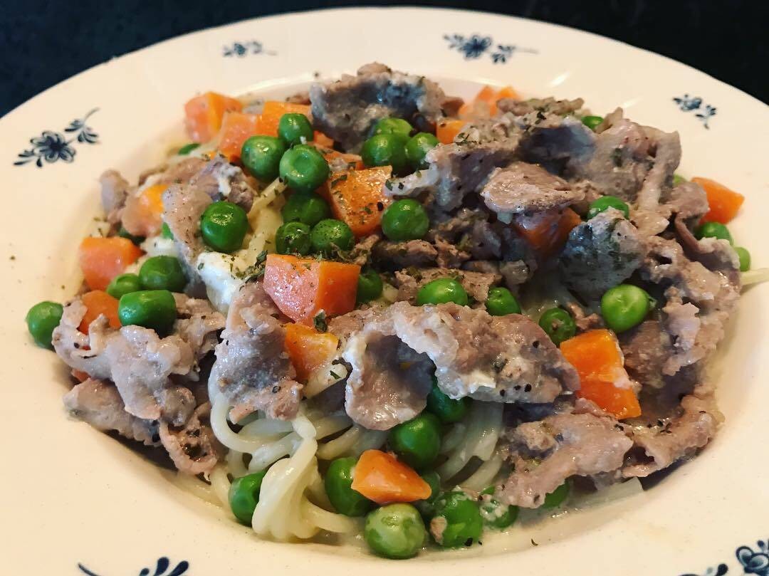 Gorgonzola Pasta with Beef 🇮🇹 