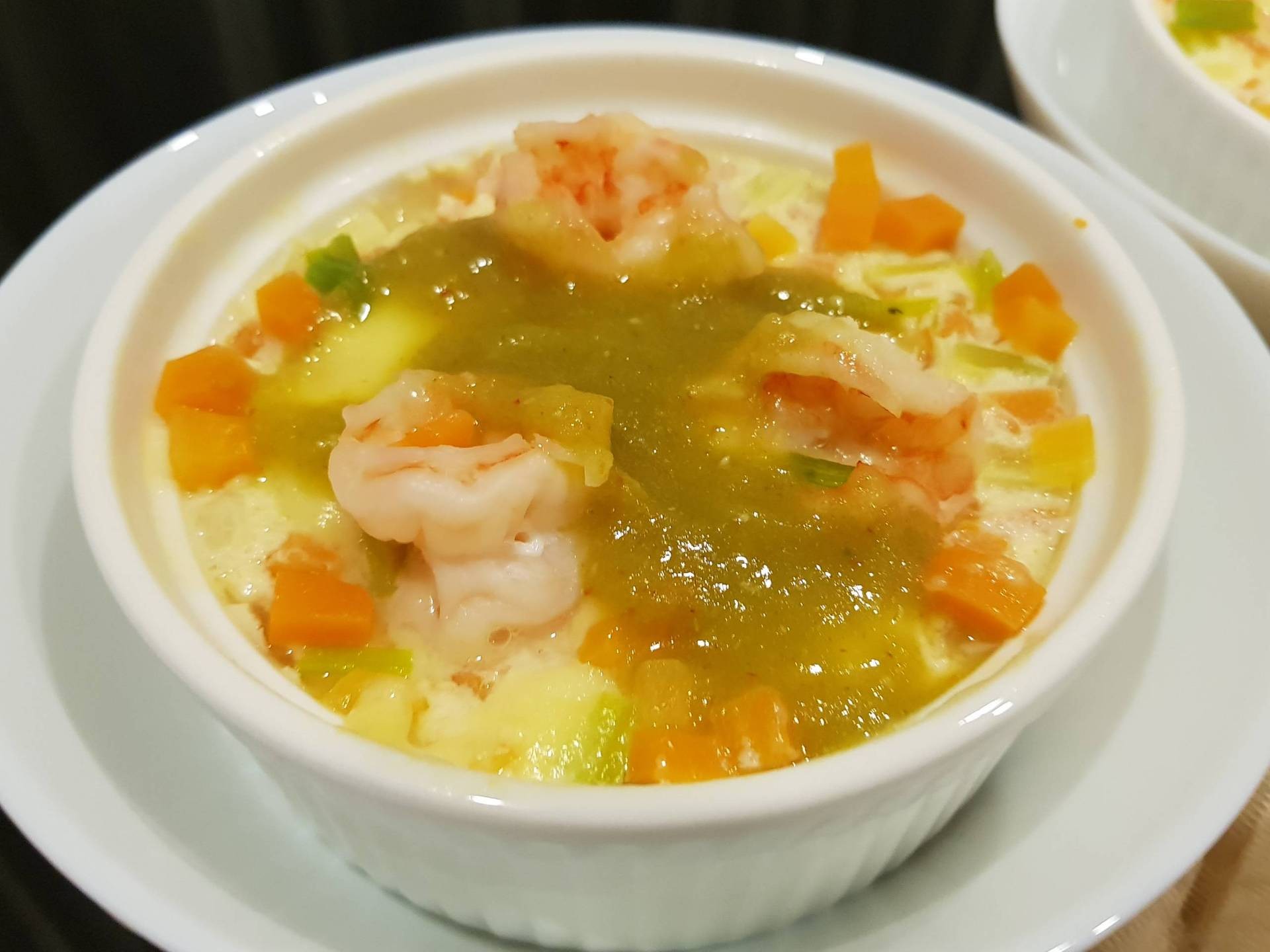ไข่ตุ๋นนมสดชีสกุ้งแซ่บ 🥚