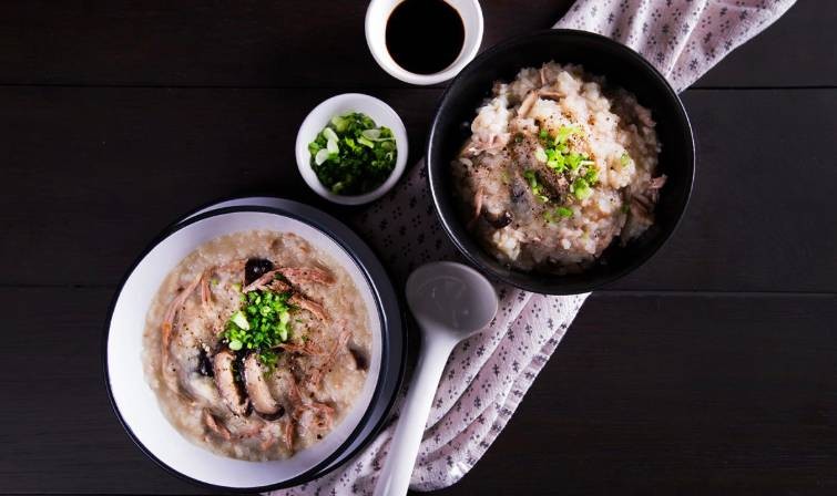 โจ๊กเป็ดเห็ดหอมสไตล์เวียดนาม