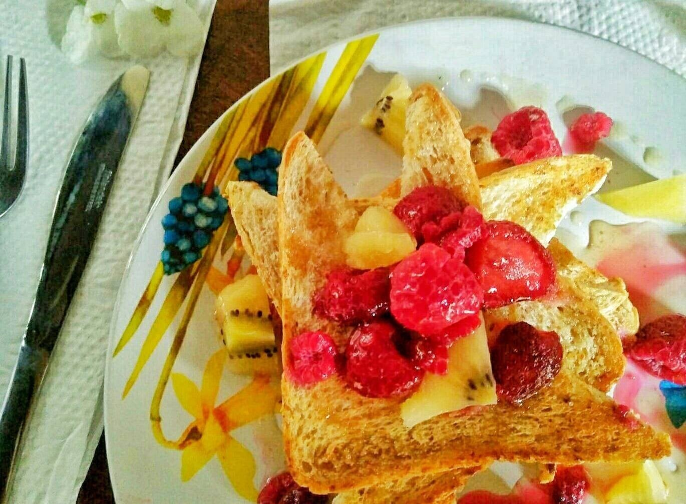 French toast 🍞🍒🍯