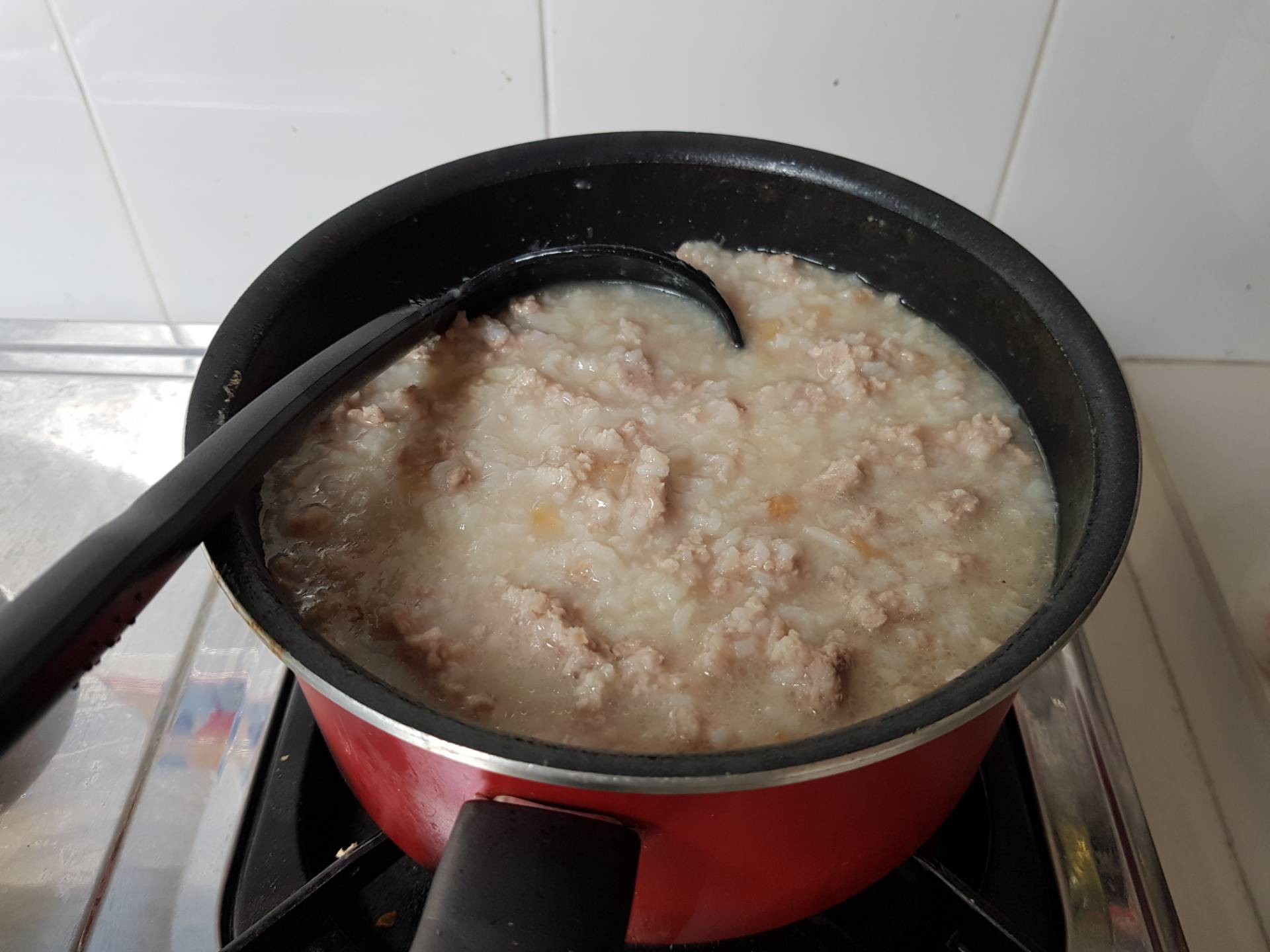 ข้าวต้มหมูสับฉบับแม่ของเพื่อน