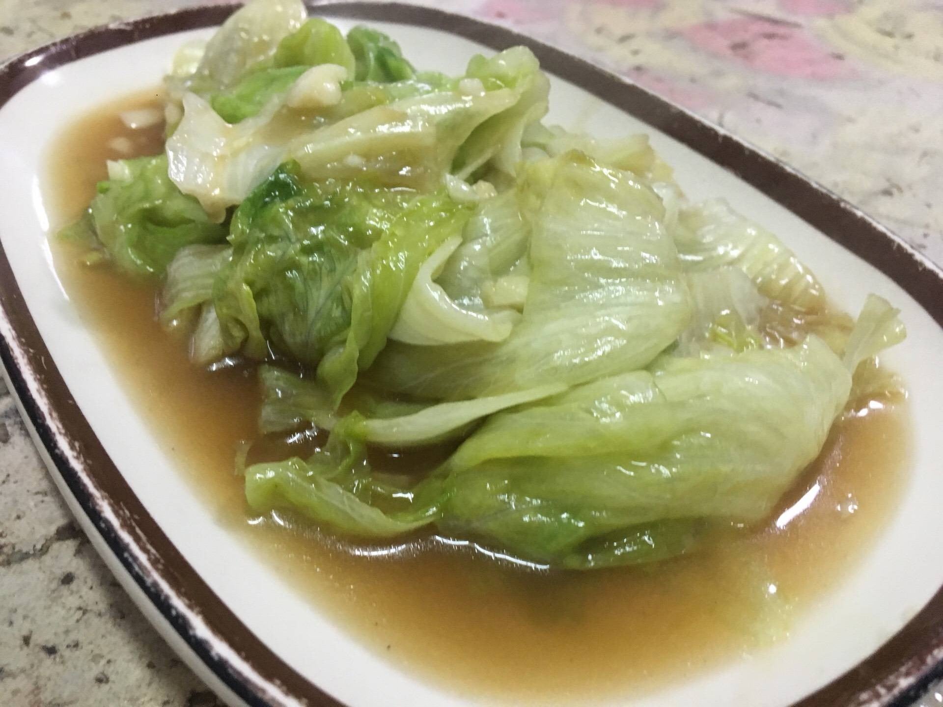 ผักกาดแก้วผัดน้ำมันงา