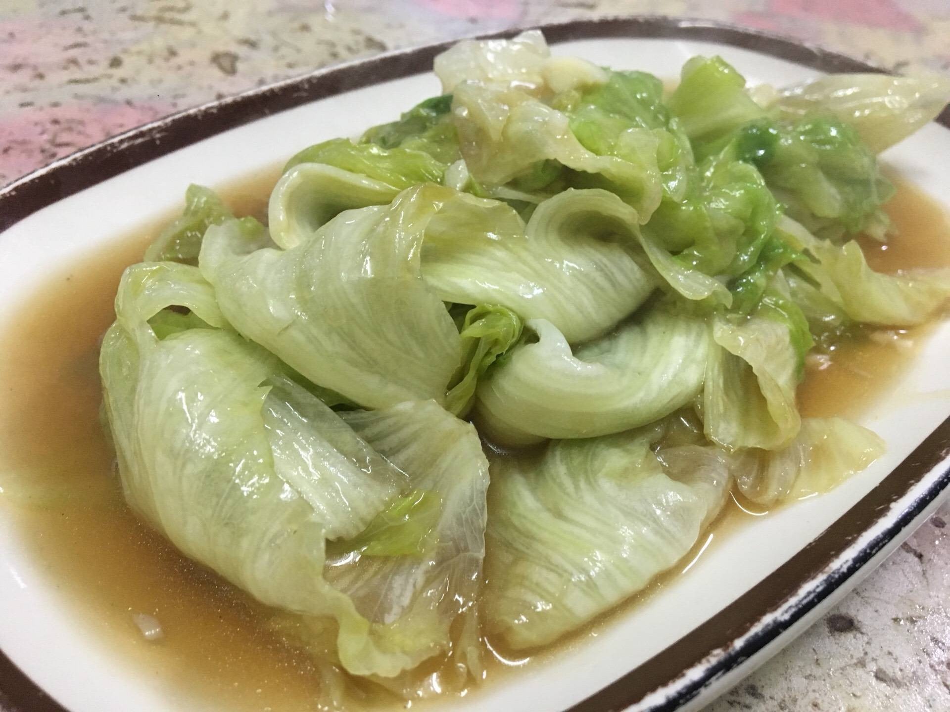 ผักกาดแก้วผัดน้ำมันงา