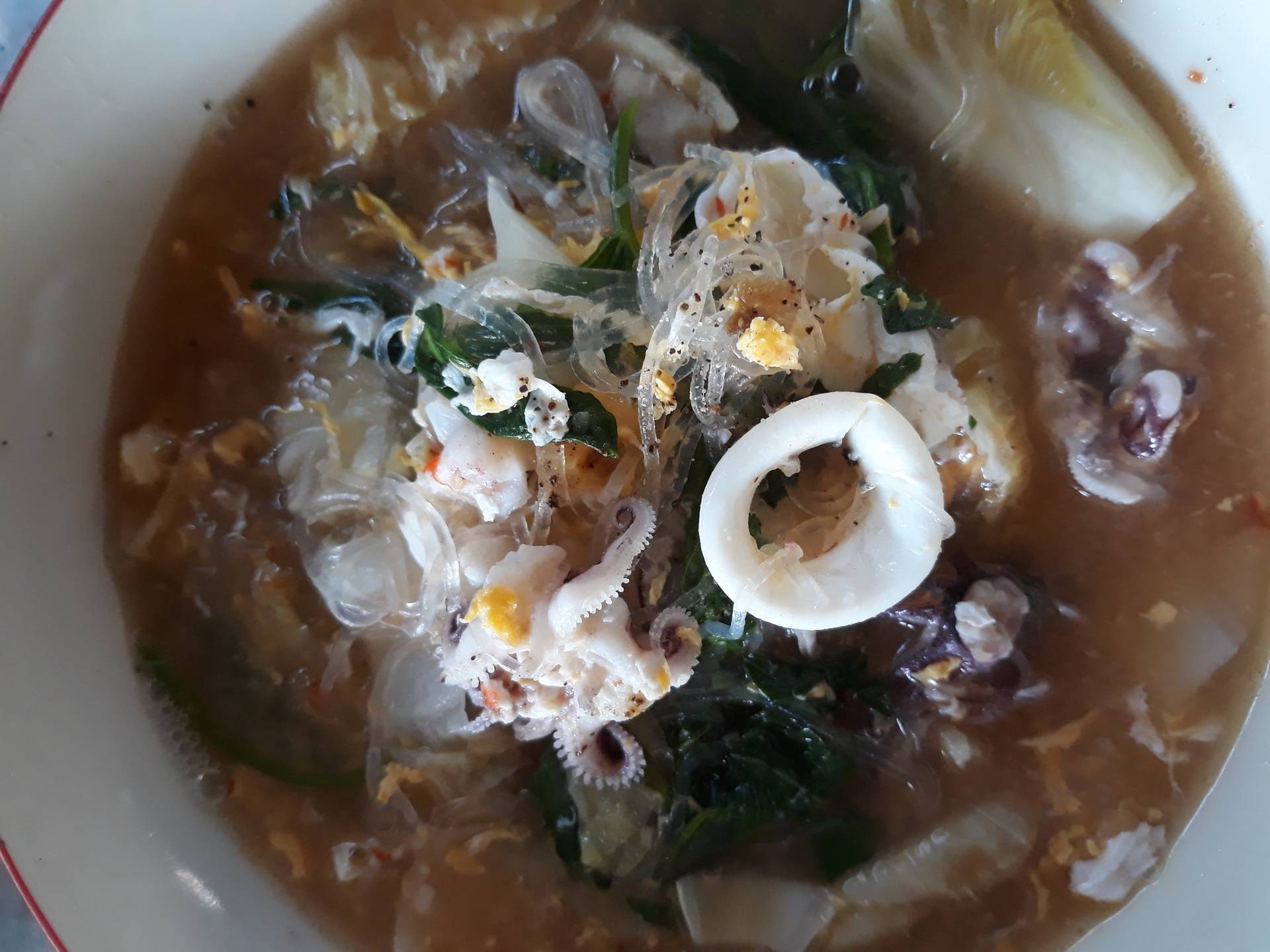 สุกี้น้ำปลาหมึก