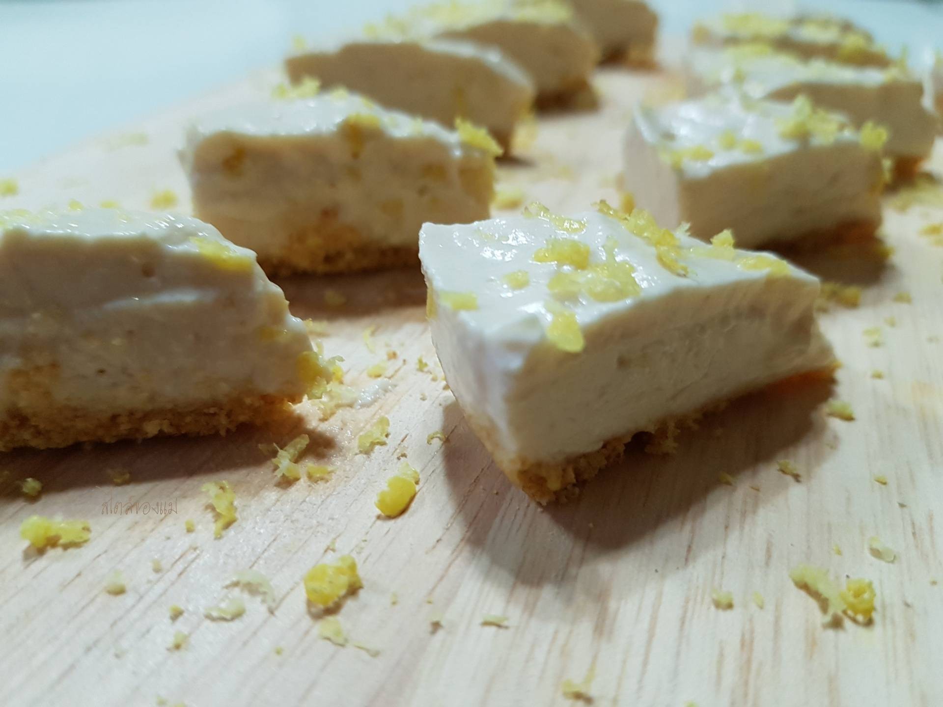เลม่อน ชีสพาย มินิ (vegan)