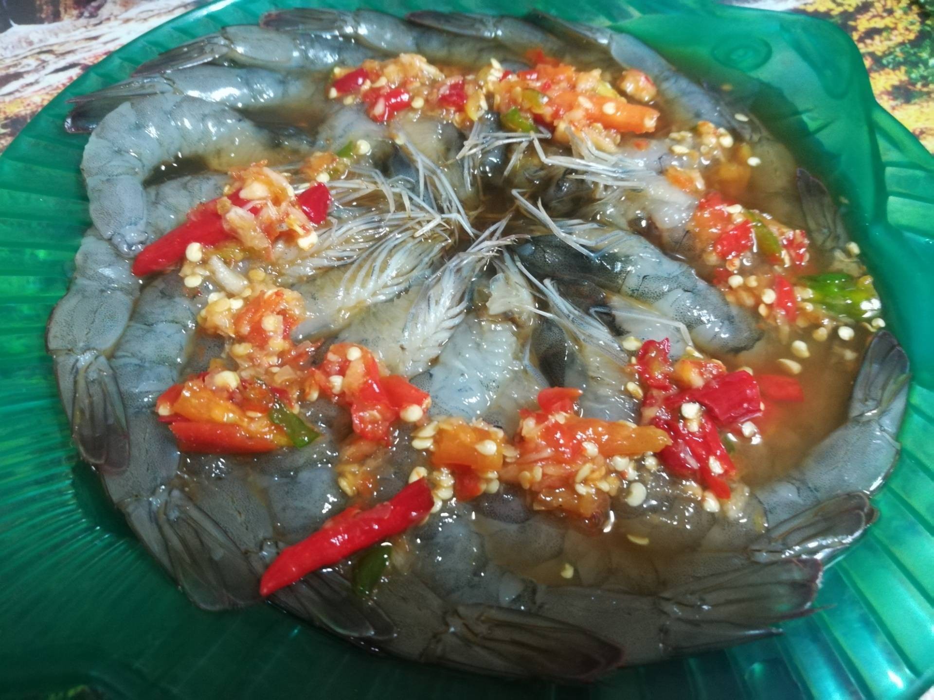 กุ้งแช่น้ำปลา