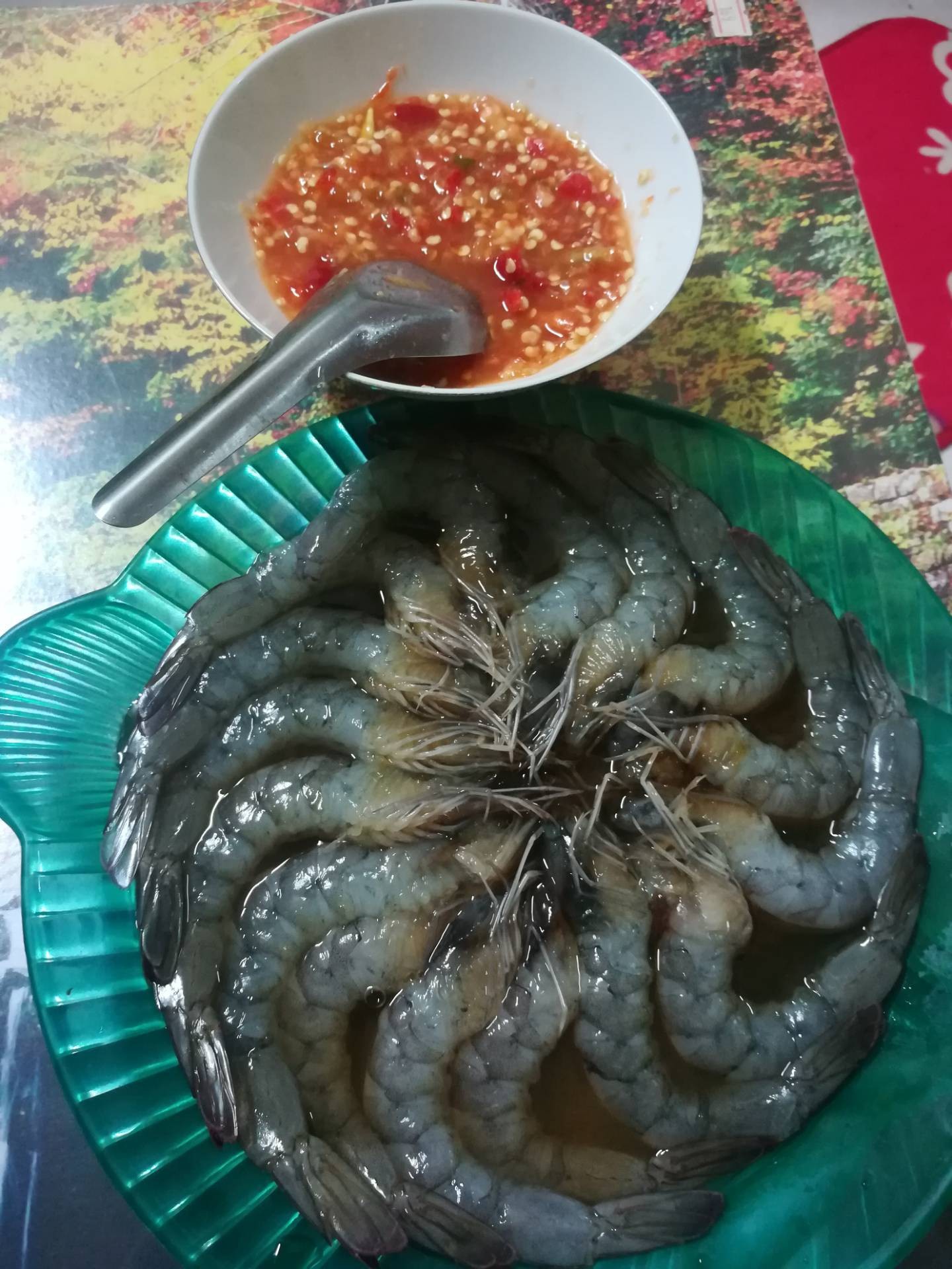 กุ้งแช่น้ำปลา