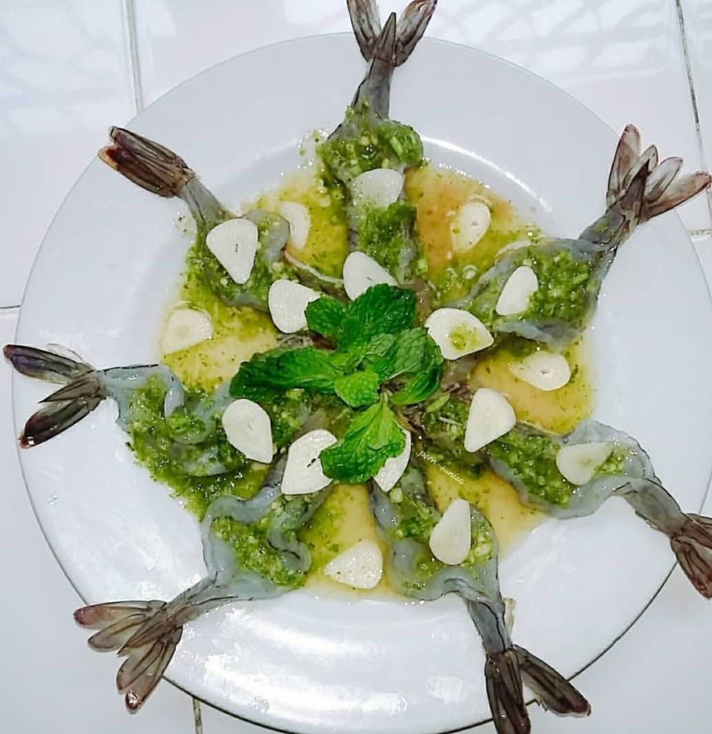 กุ้งแช่น้ำปลา