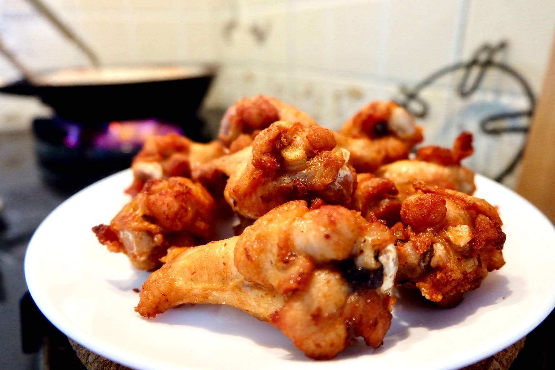 ไก่ทอด น้ำปลา