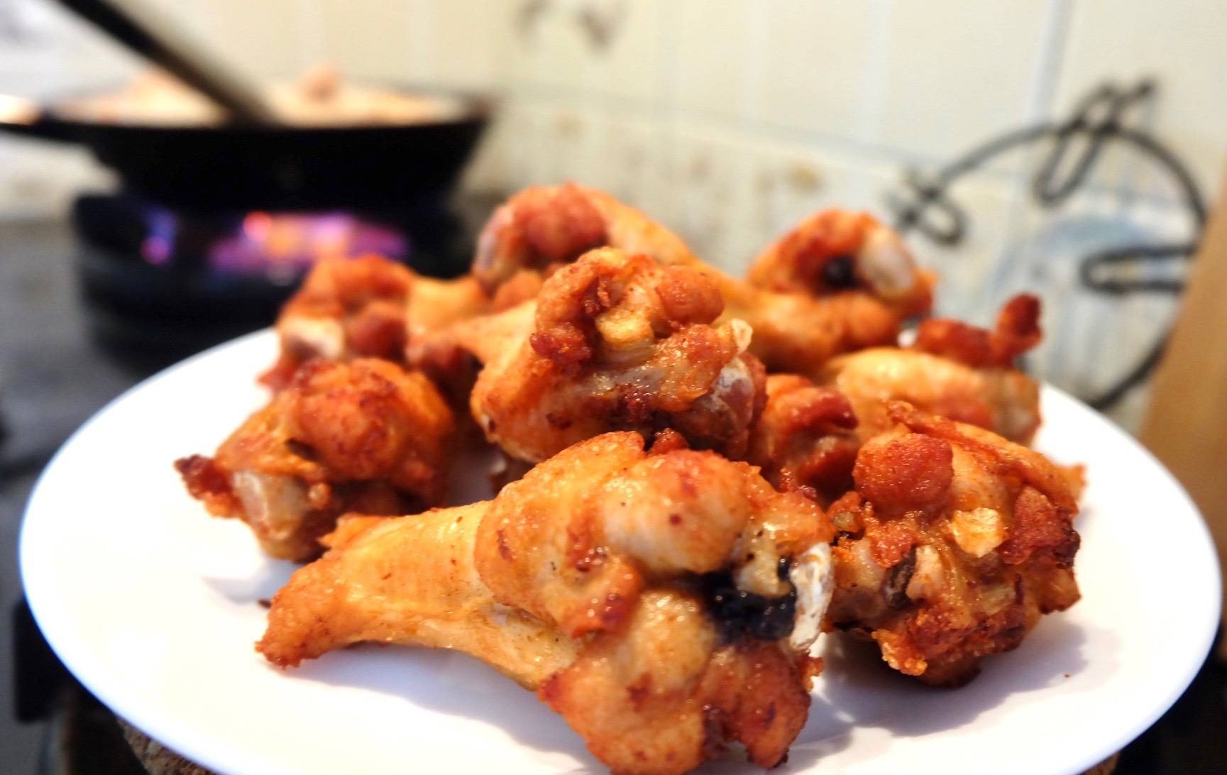 ไก่ทอด น้ำปลา