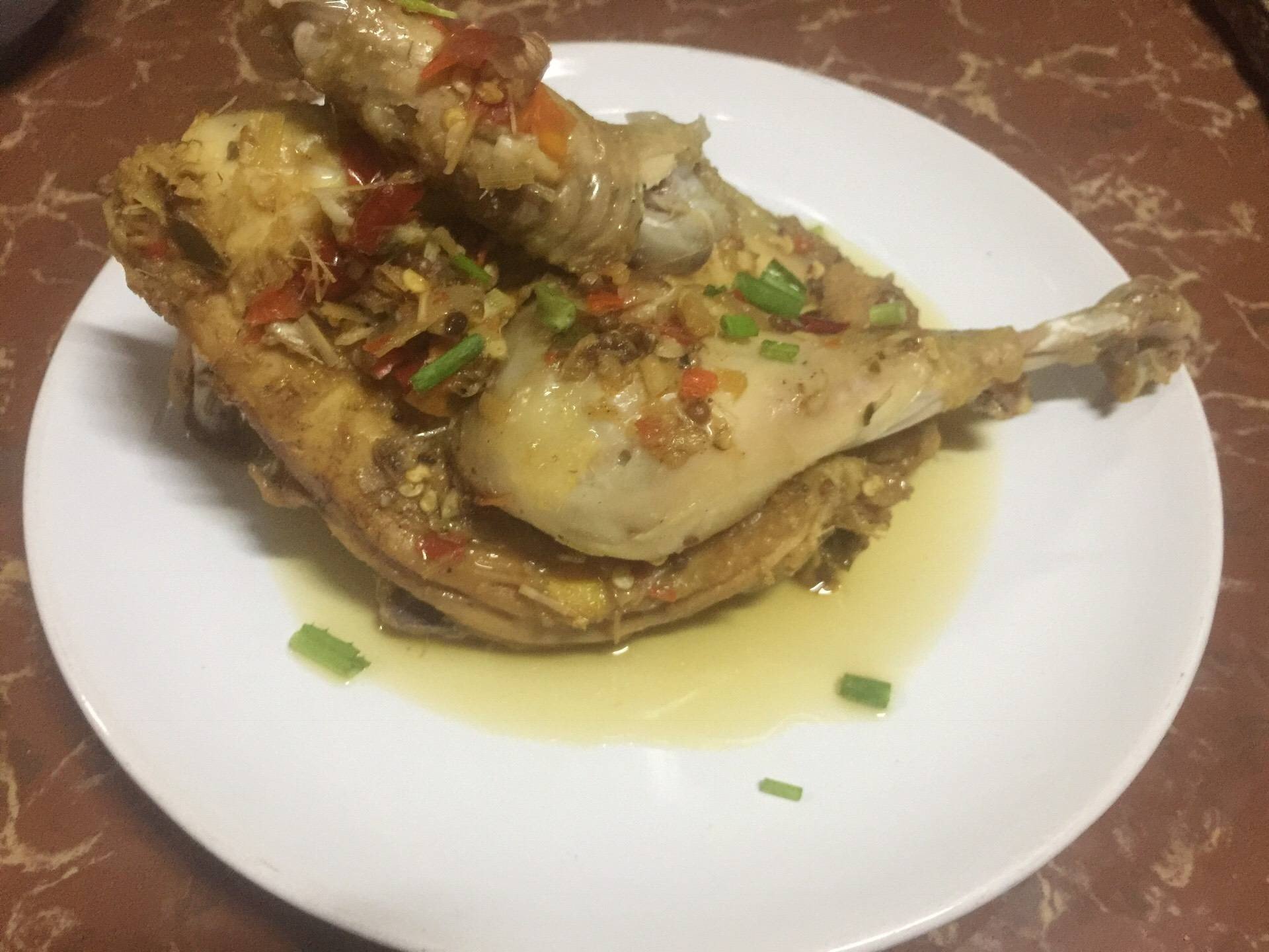 นึ่งไก่บ้าน
