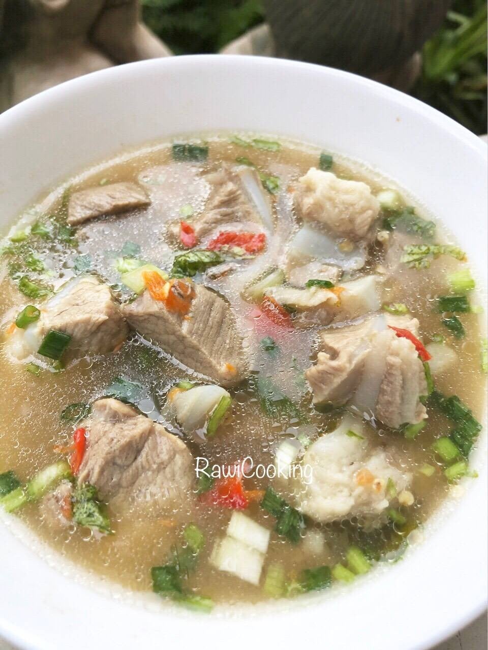 ต้มยำกระดูกหมูอ่อน😋