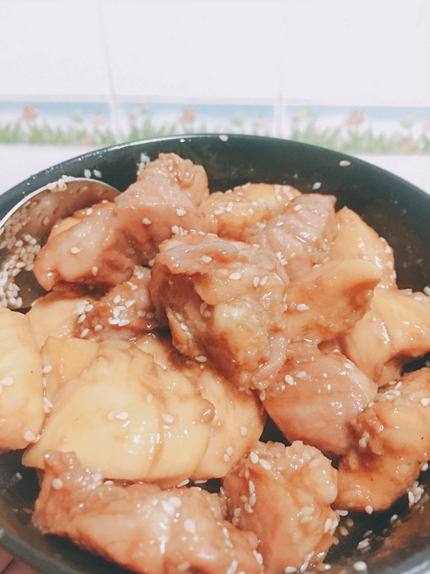 ไก่(หมู)เทอริยากิ 🐤