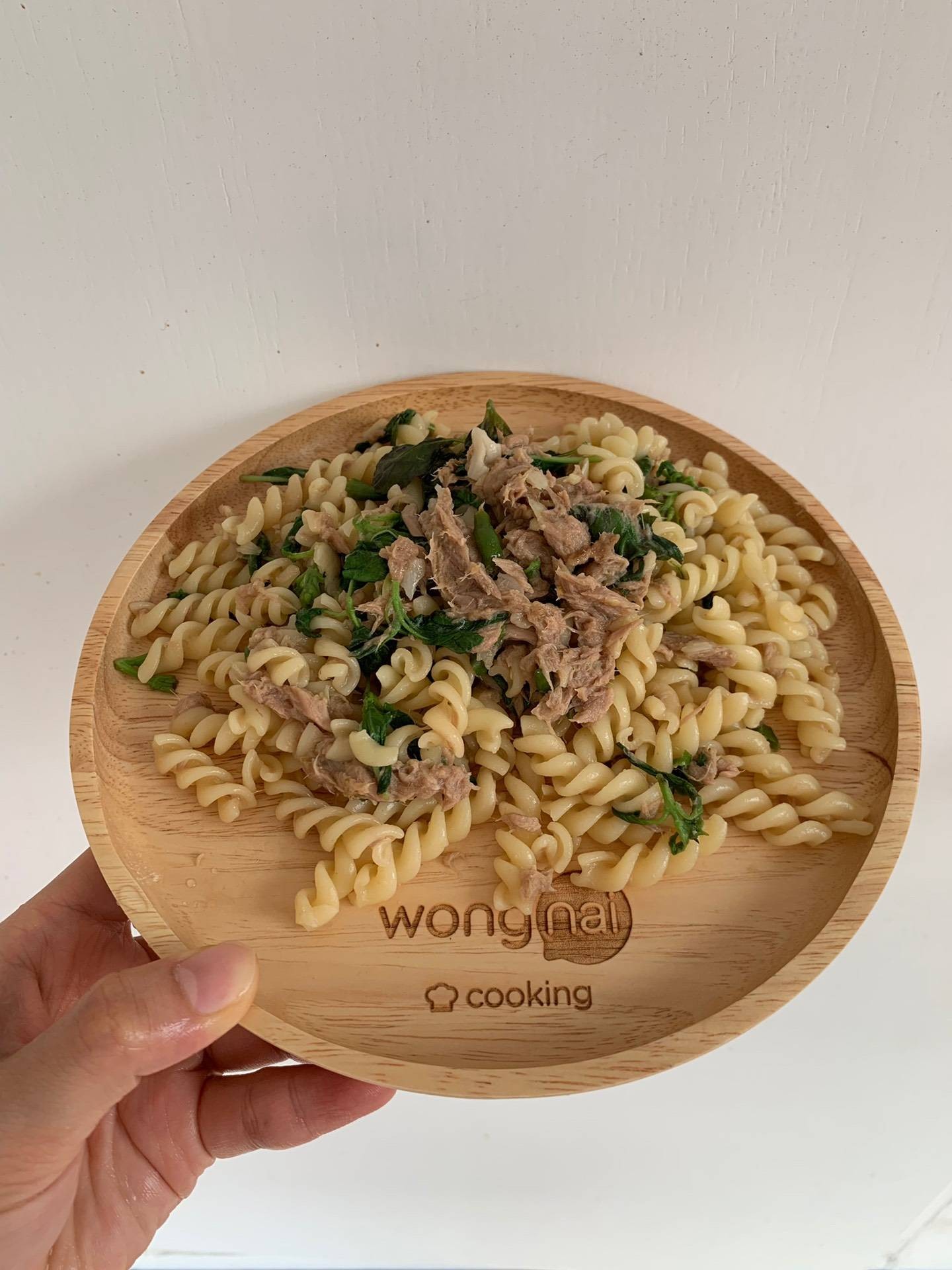 พาสต้าเอลิเกทูน่าผัดกะเพรา