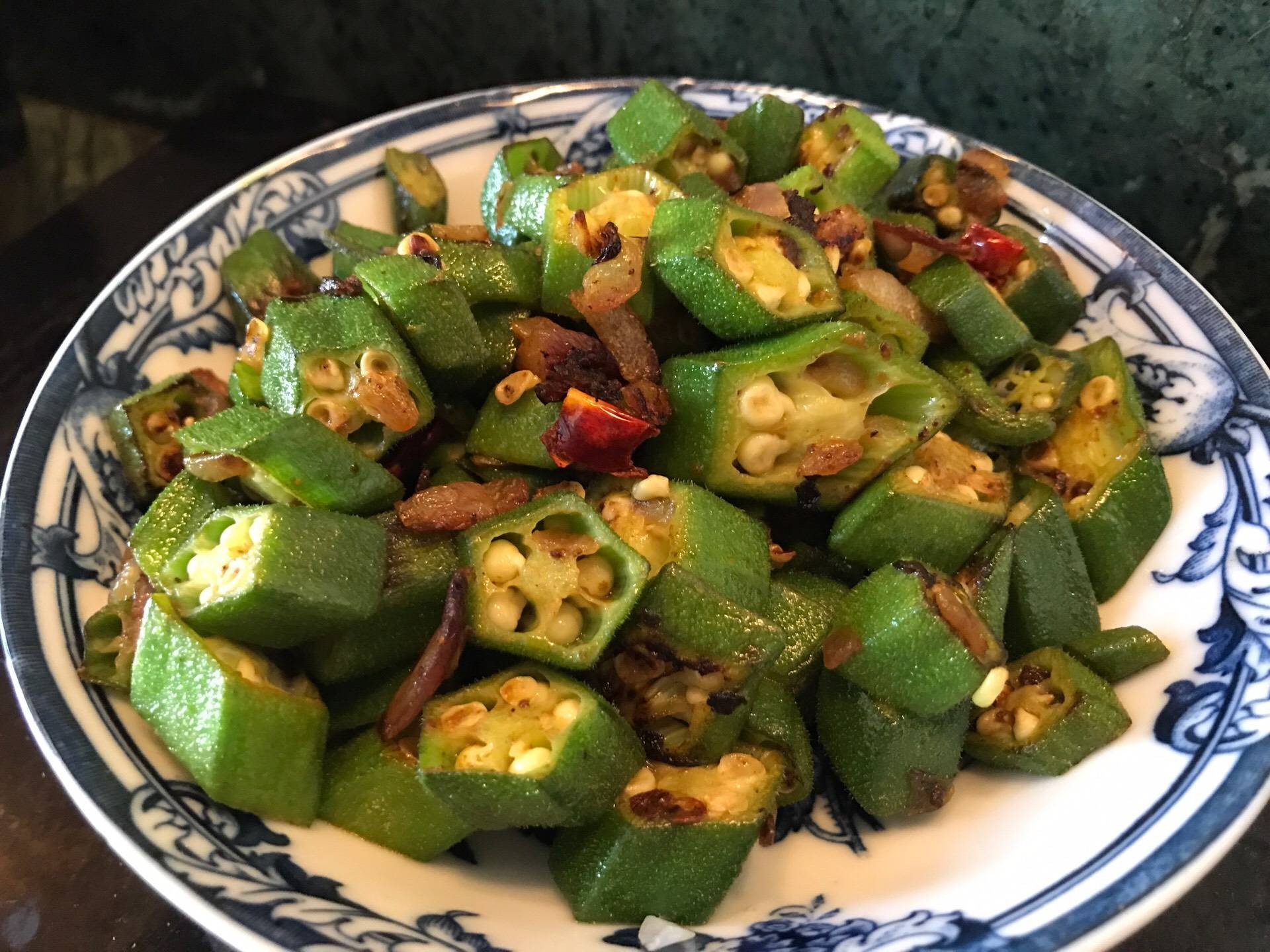 Bhindi FRY 🇮🇳 กระเจี๊ยบผัด