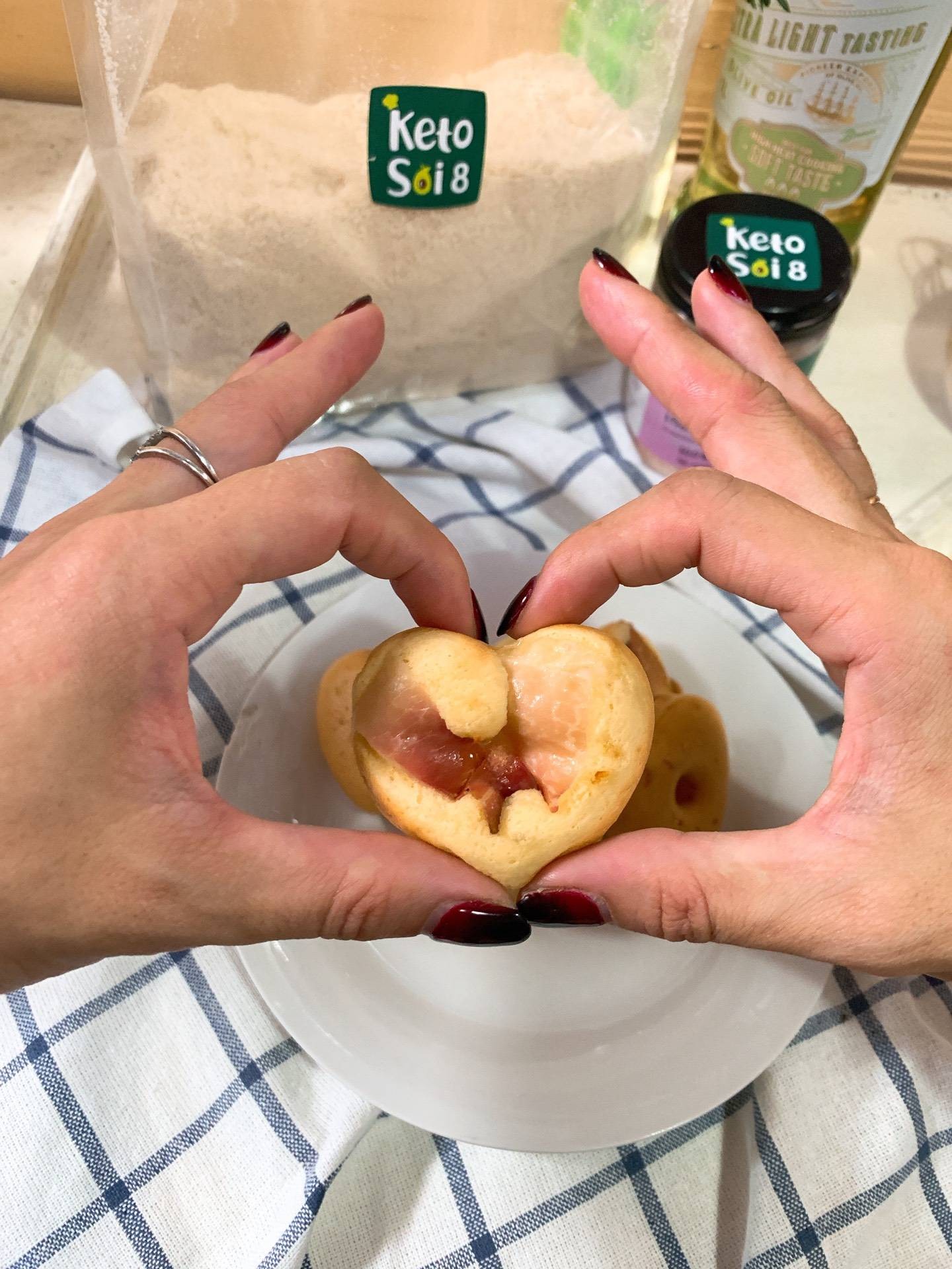 Donut ไร้แป้ง ไร้น้ำตาล