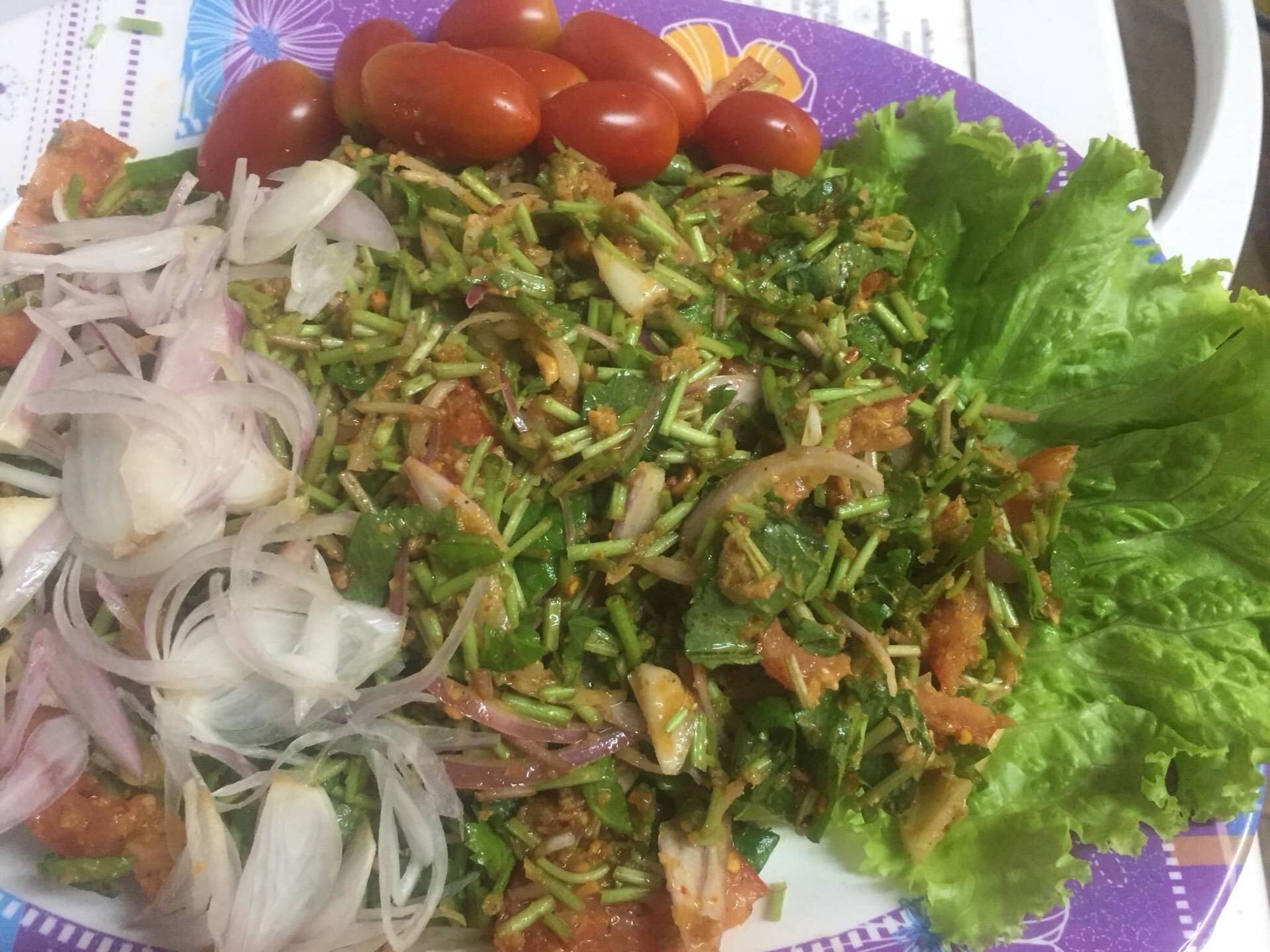 ยำใบบัวบก