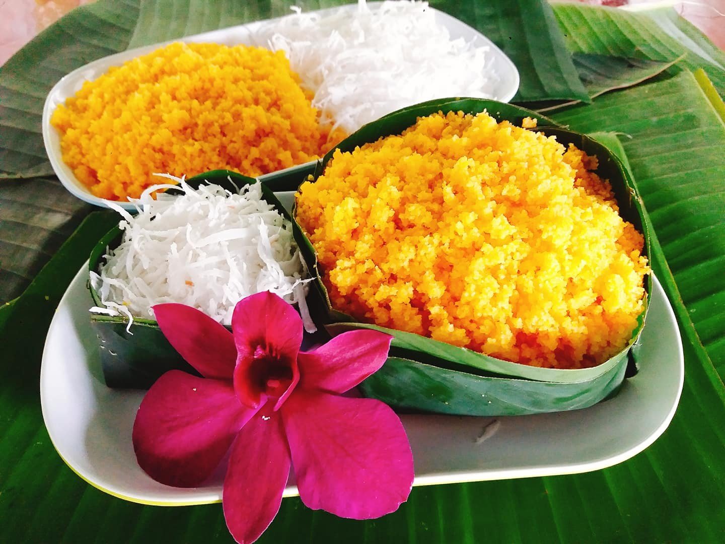 🍒#ขนมขี้หนูเนื้อตาล(ขนมทราย,ขนมละอองฟ้า)