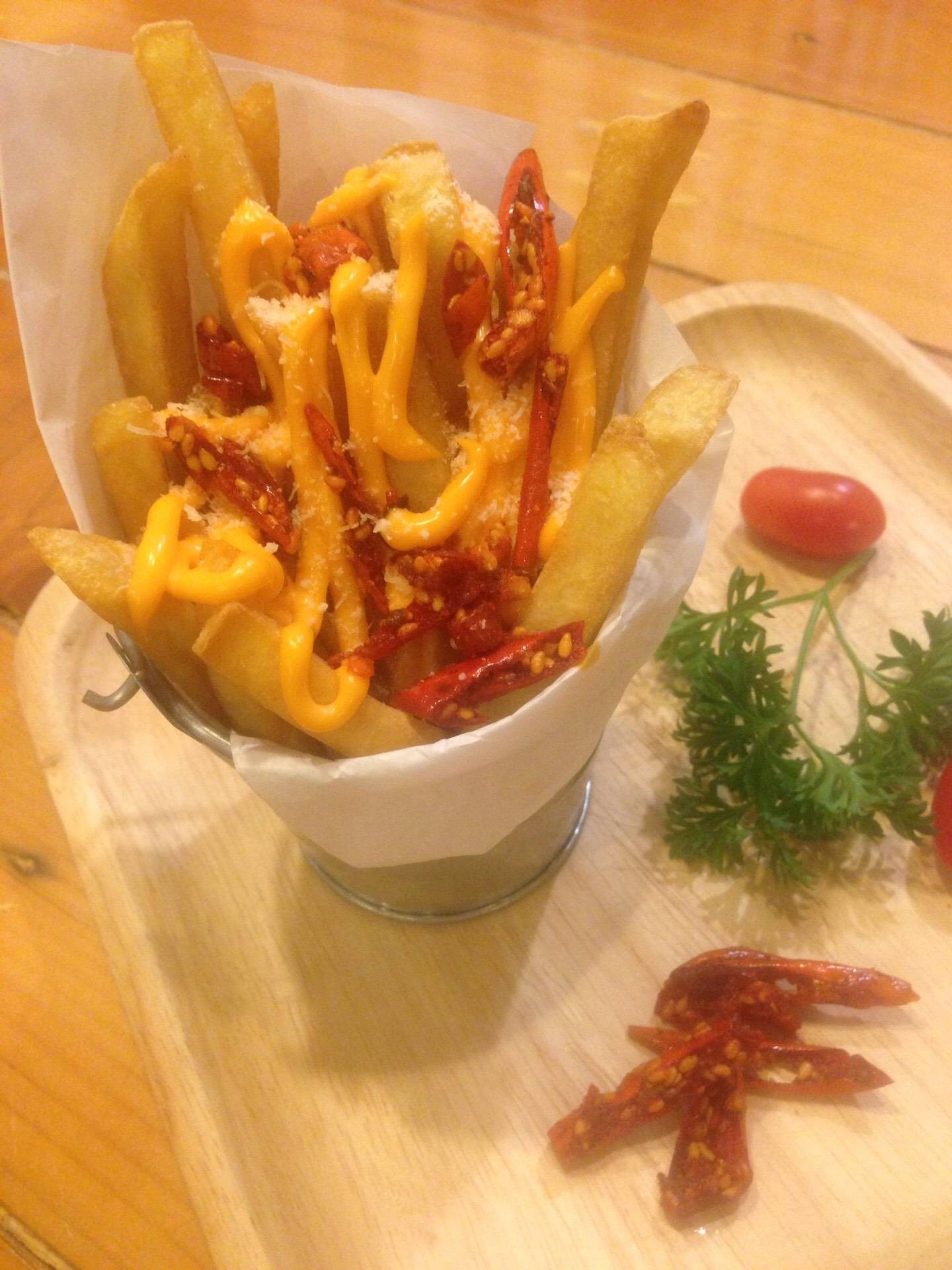 เฟรนฟรายด์พริกทอดชีส