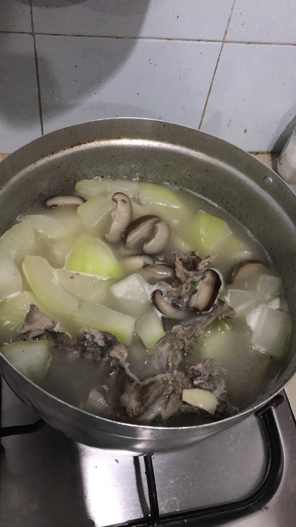 ต้มฟักมะนาวดอง