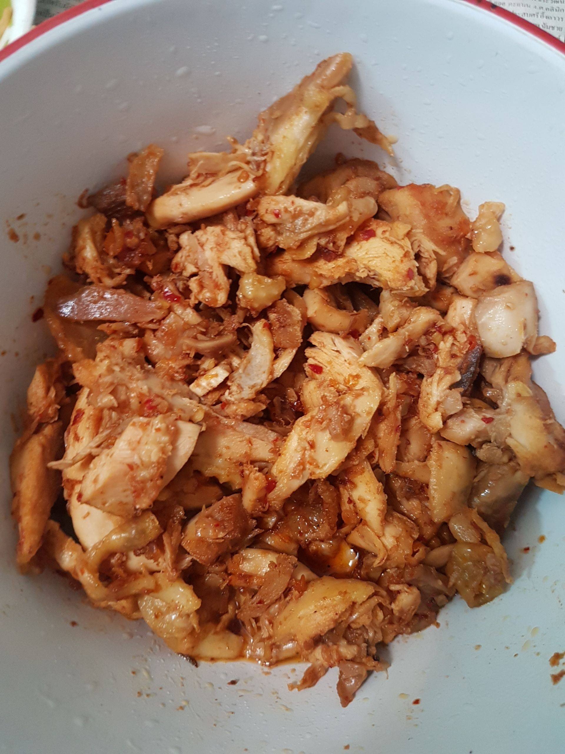 ไก่สองไฟผัดพริกเผา