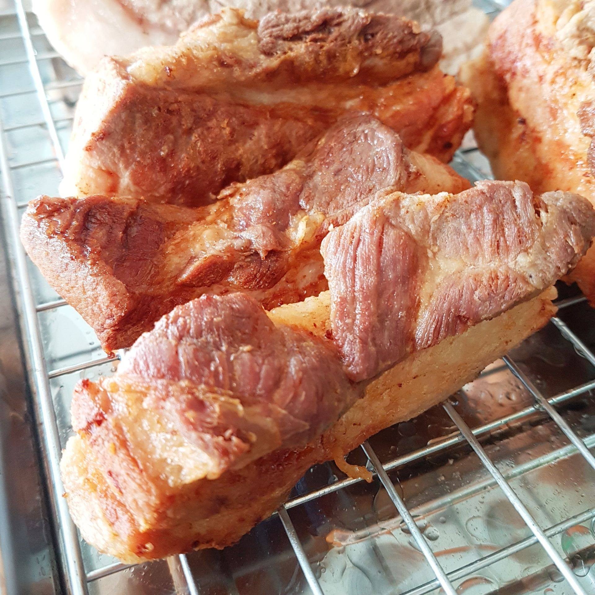 หมี่หยกหมูทอด
