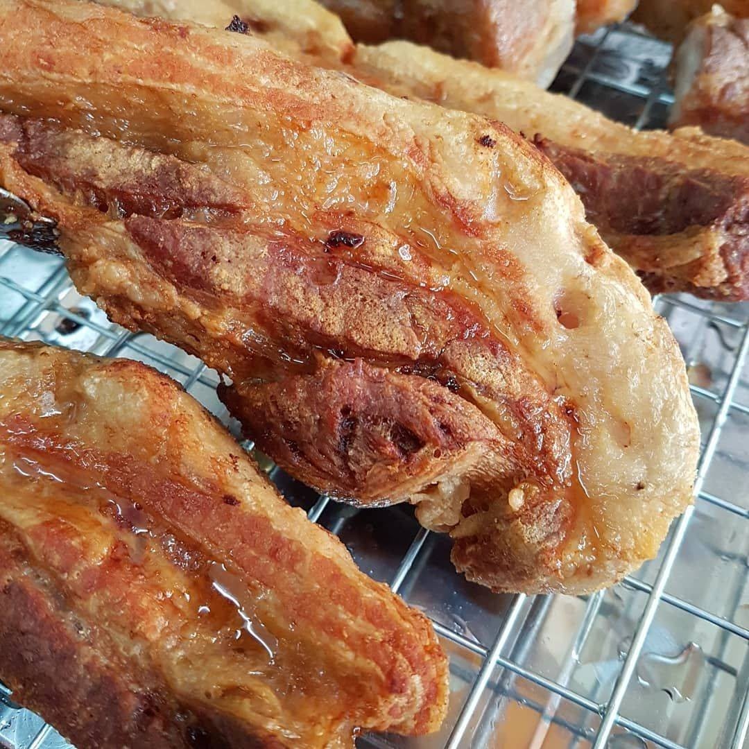 หมี่หยกหมูทอด