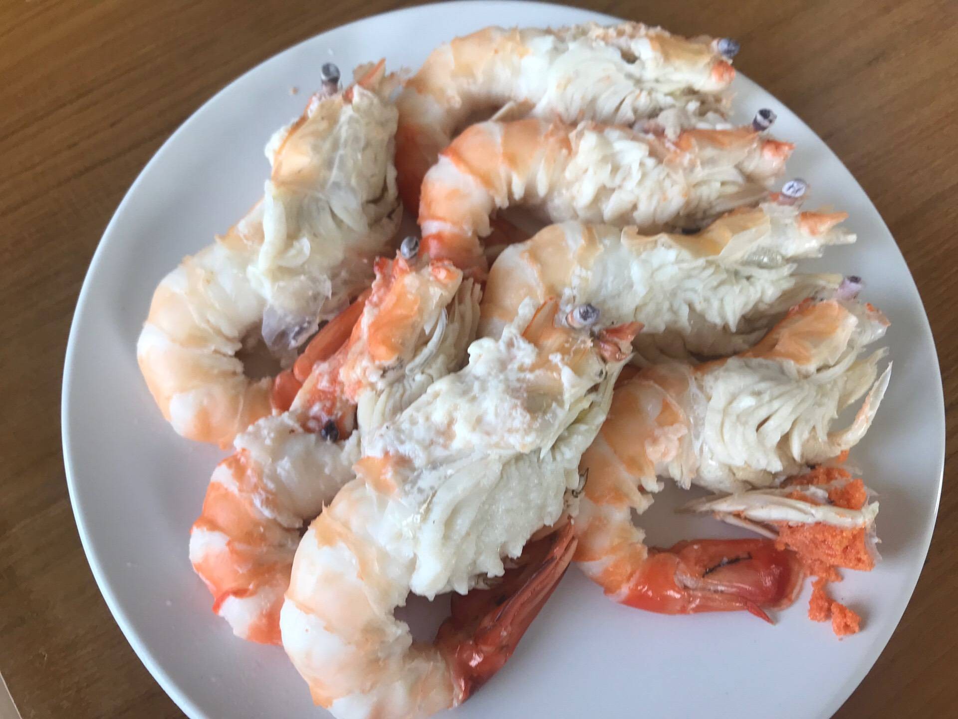 กุ้งอบเกลือฉ่ำๆจ้า