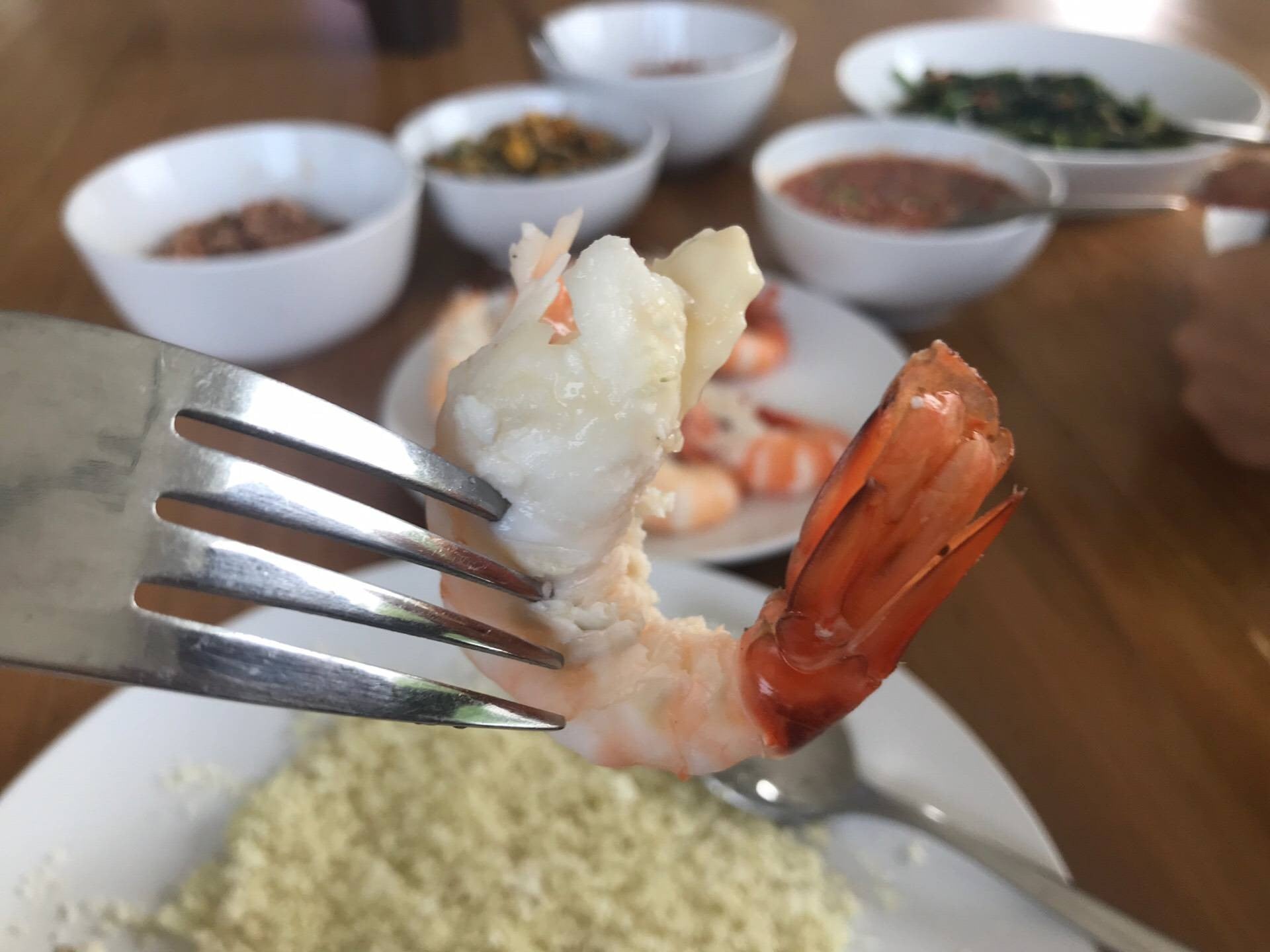 กุ้งอบเกลือฉ่ำๆจ้า